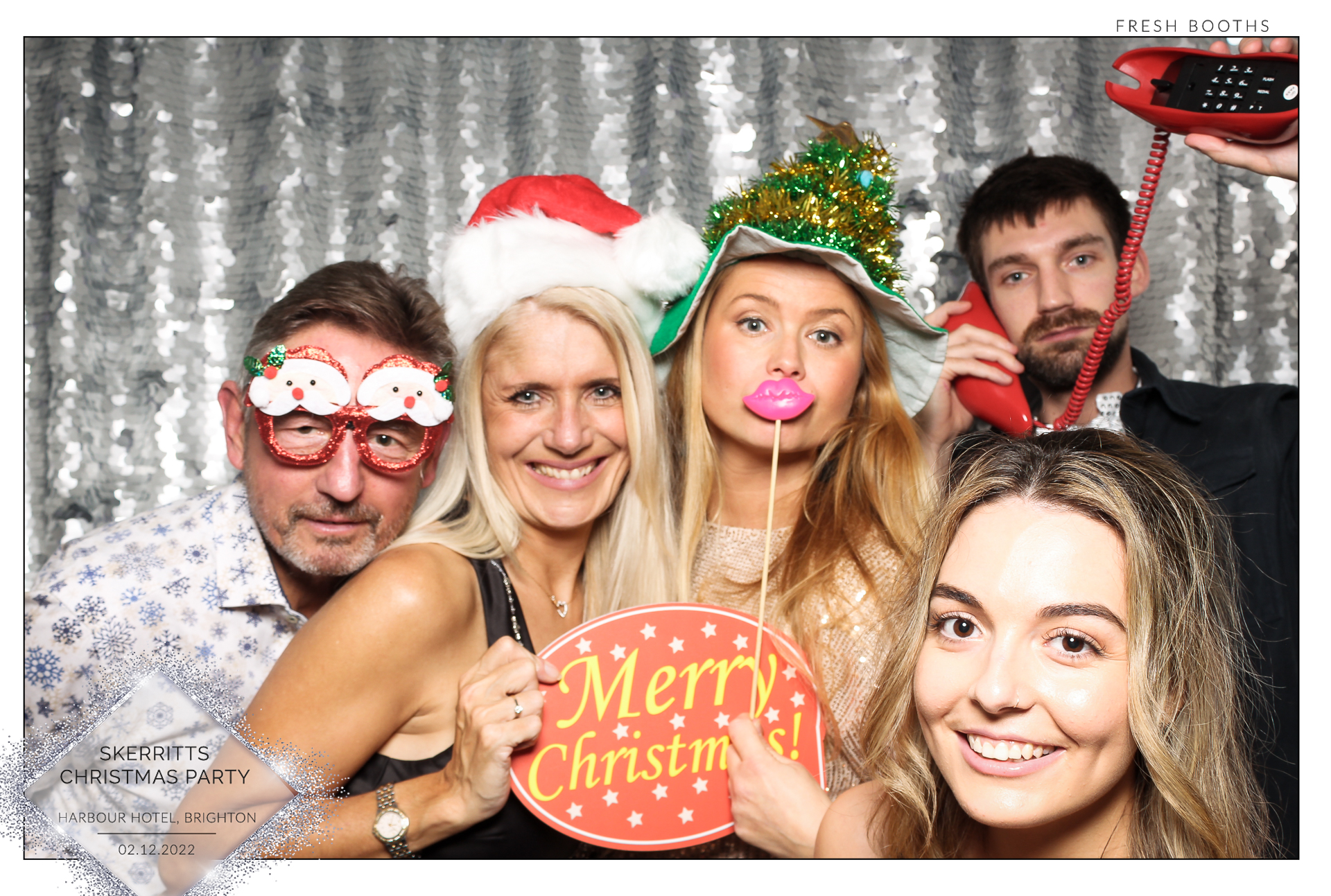 Skerritts Christmas Party - Classic Open Booth | View more photos from the event at gallery.freshbooths.com/u/FreshBooths/Skerritts-Christmas-Party-Classic-Open-Booth