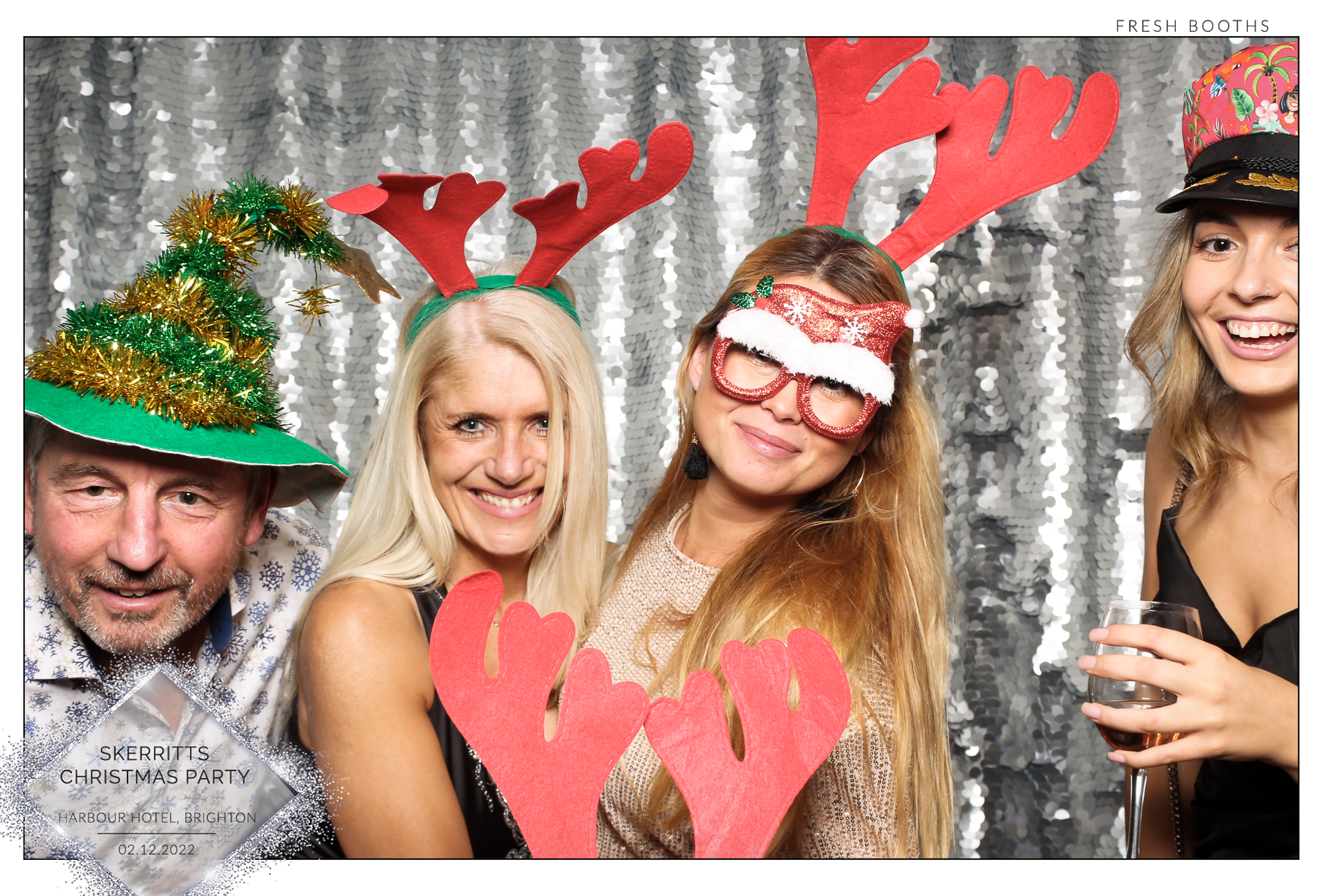 Skerritts Christmas Party - Classic Open Booth | View more photos from the event at gallery.freshbooths.com/u/FreshBooths/Skerritts-Christmas-Party-Classic-Open-Booth