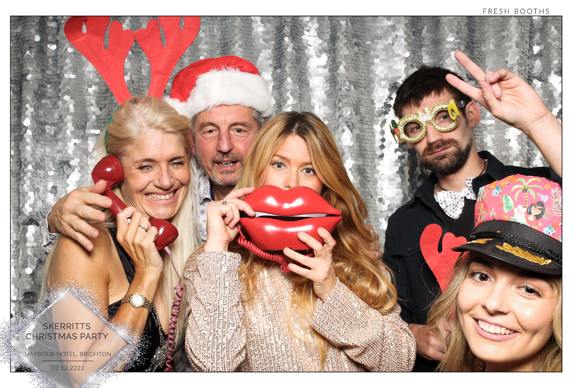 Skerritts Christmas Party - Classic Open Booth | View more photos from the event at gallery.freshbooths.com/u/FreshBooths/Skerritts-Christmas-Party-Classic-Open-Booth