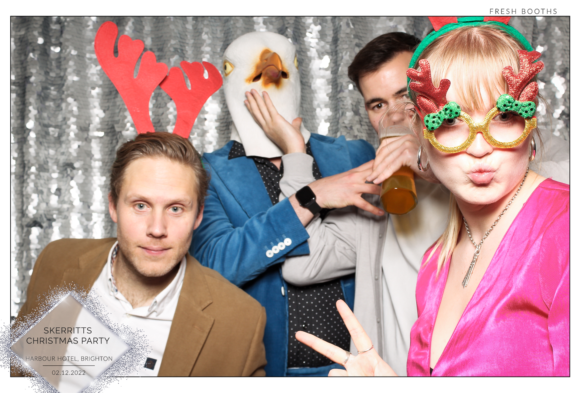 Skerritts Christmas Party - Classic Open Booth | View more photos from the event at gallery.freshbooths.com/u/FreshBooths/Skerritts-Christmas-Party-Classic-Open-Booth