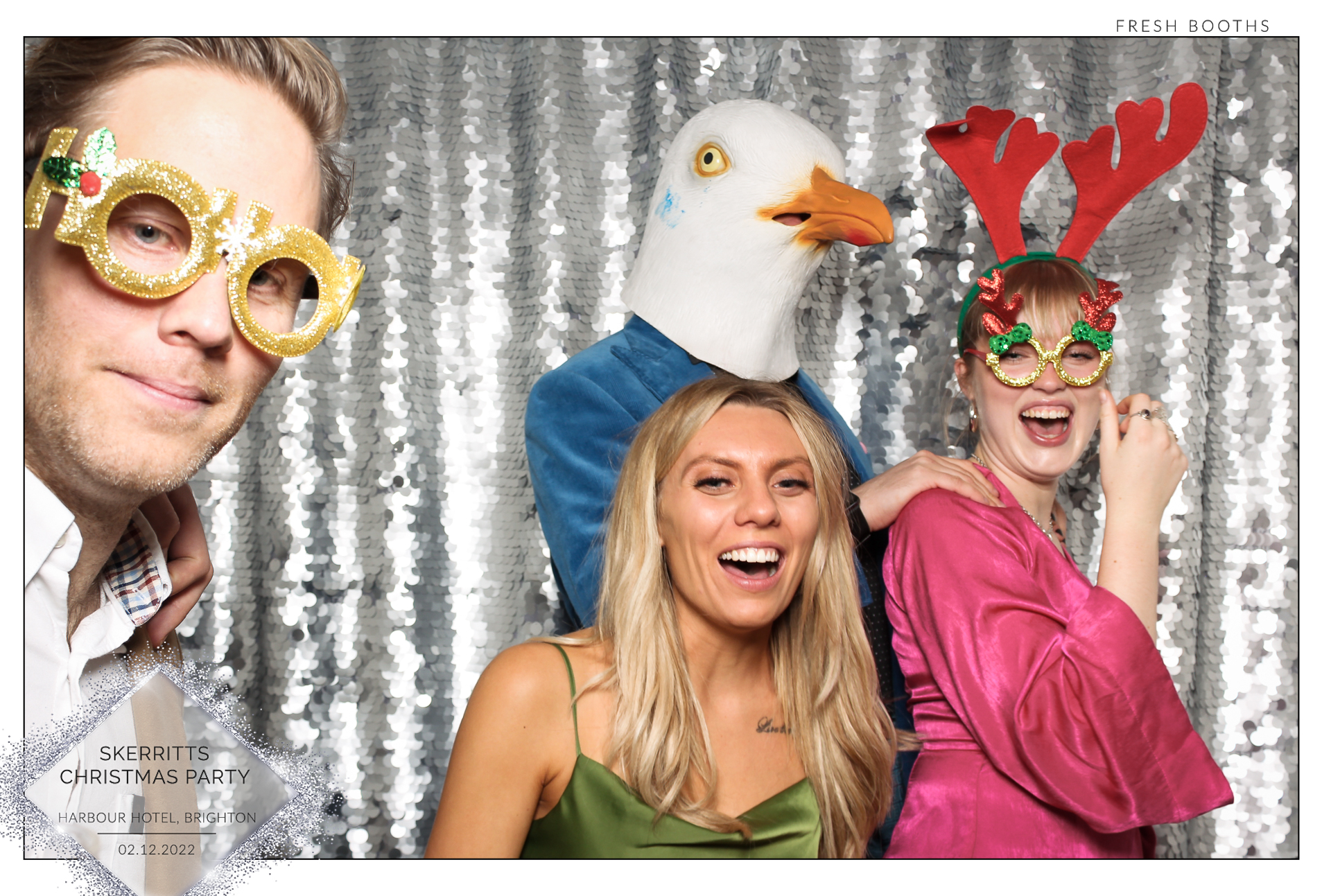 Skerritts Christmas Party - Classic Open Booth | View more photos from the event at gallery.freshbooths.com/u/FreshBooths/Skerritts-Christmas-Party-Classic-Open-Booth