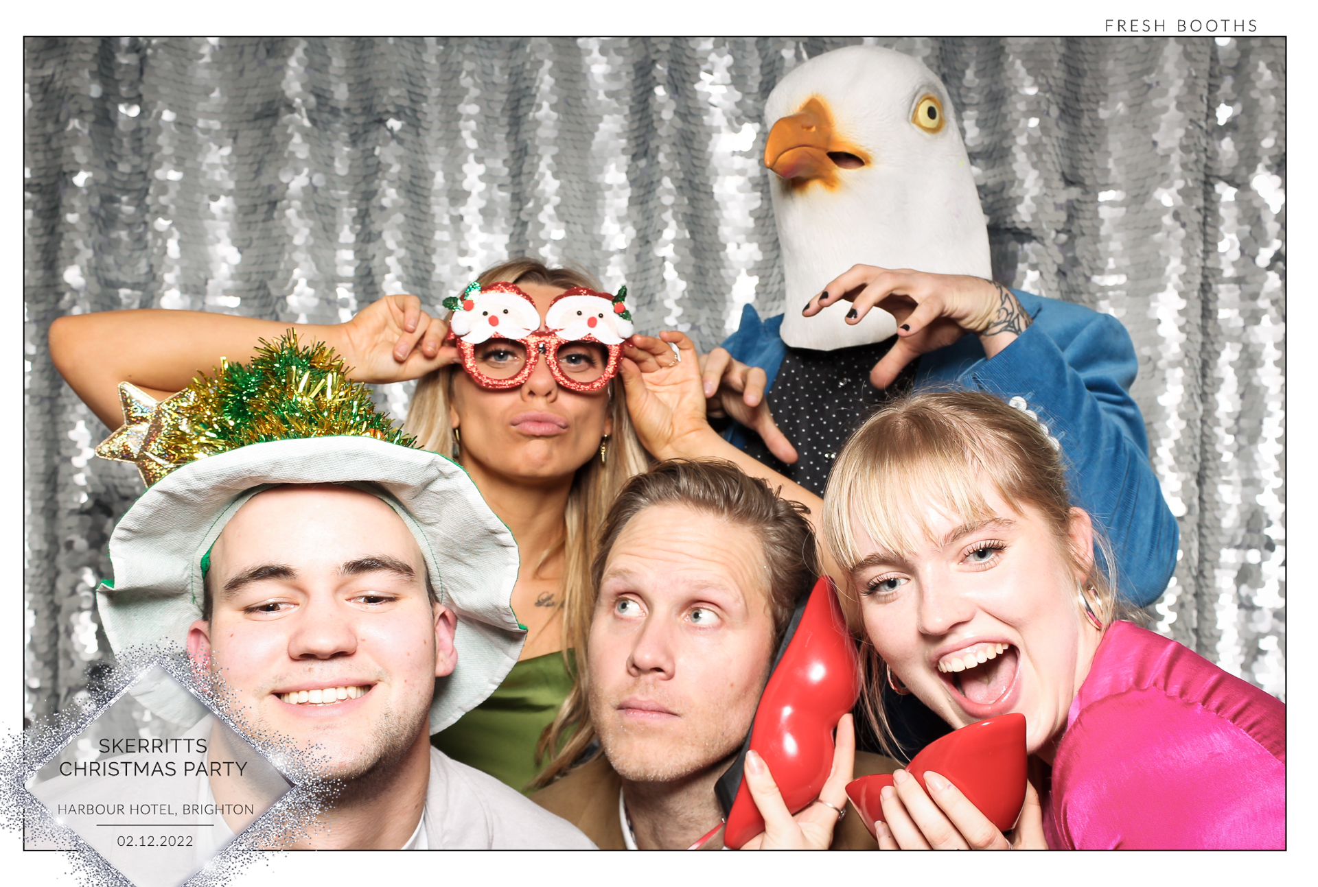 Skerritts Christmas Party - Classic Open Booth | View more photos from the event at gallery.freshbooths.com/u/FreshBooths/Skerritts-Christmas-Party-Classic-Open-Booth