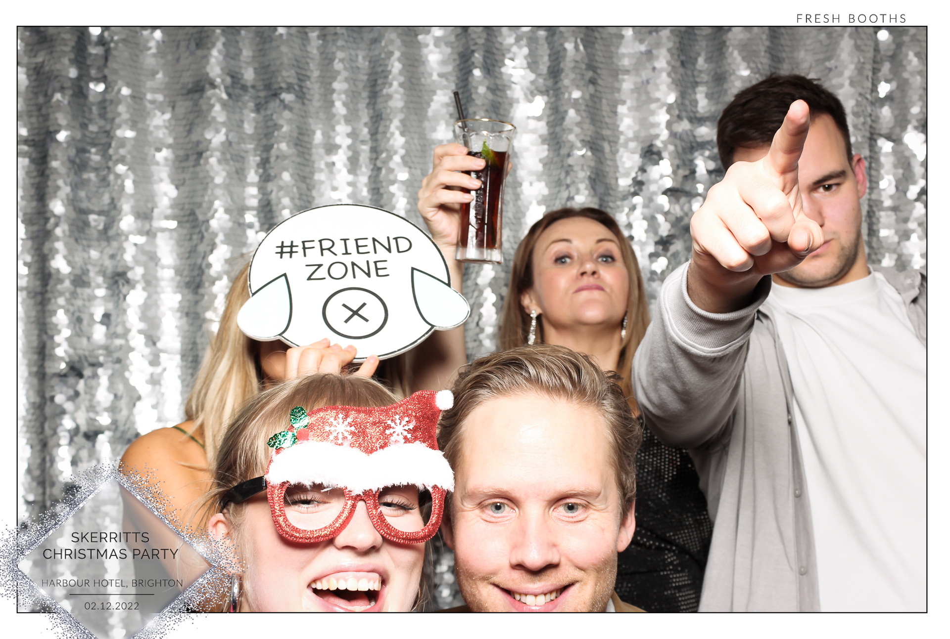Skerritts Christmas Party - Classic Open Booth | View more photos from the event at gallery.freshbooths.com/u/FreshBooths/Skerritts-Christmas-Party-Classic-Open-Booth