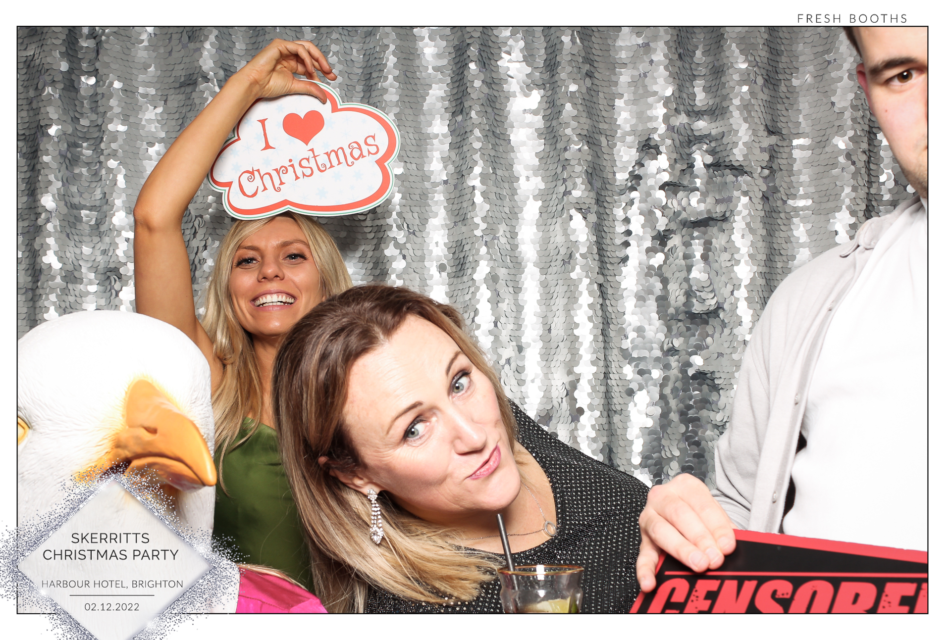 Skerritts Christmas Party - Classic Open Booth | View more photos from the event at gallery.freshbooths.com/u/FreshBooths/Skerritts-Christmas-Party-Classic-Open-Booth
