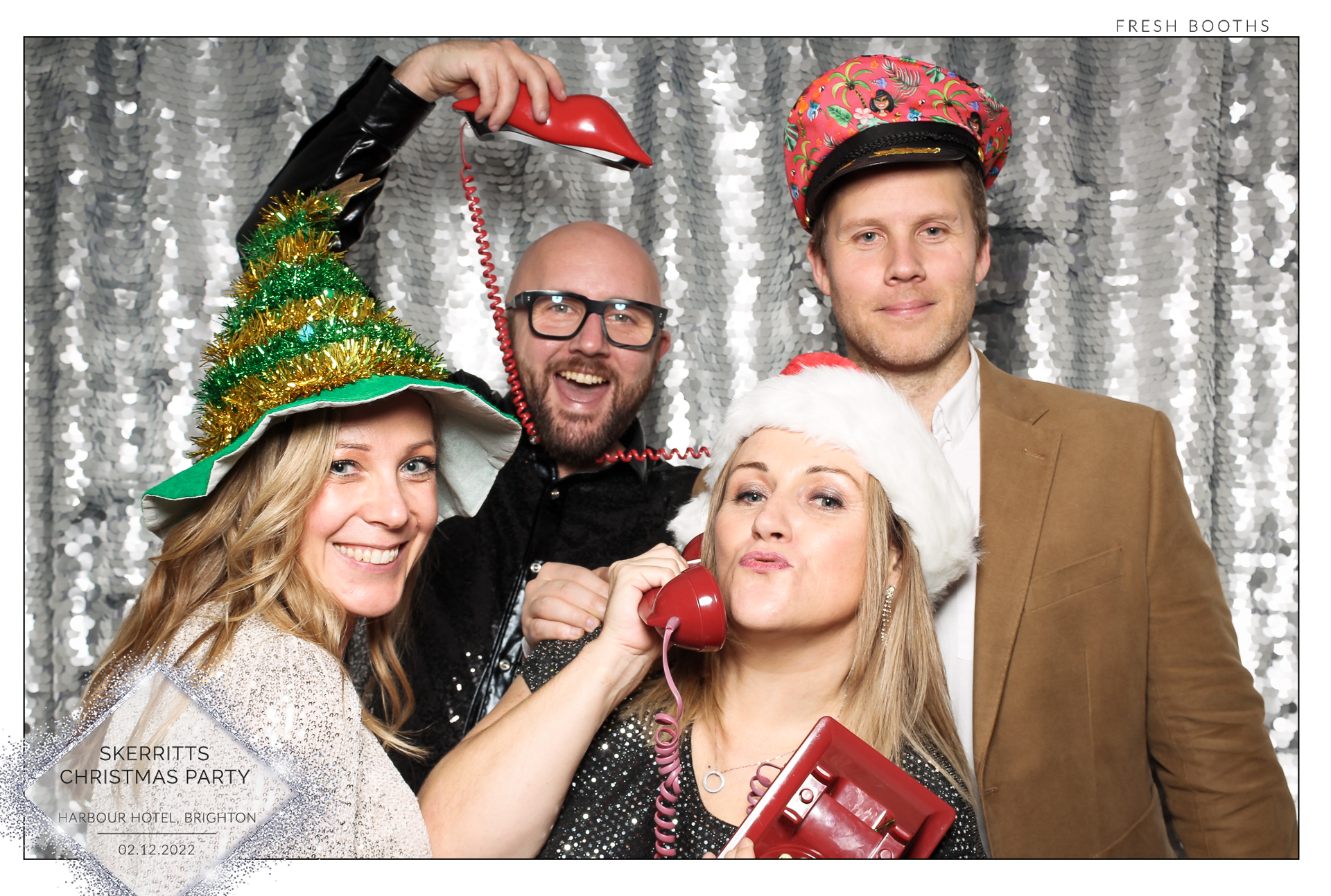 Skerritts Christmas Party - Classic Open Booth | View more photos from the event at gallery.freshbooths.com/u/FreshBooths/Skerritts-Christmas-Party-Classic-Open-Booth