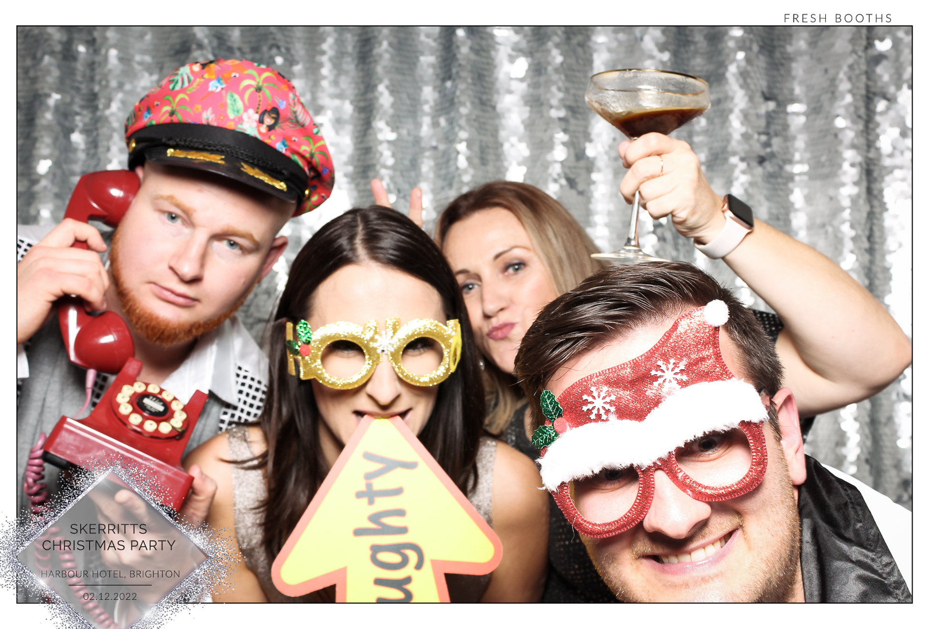 Skerritts Christmas Party - Classic Open Booth | View more photos from the event at gallery.freshbooths.com/u/FreshBooths/Skerritts-Christmas-Party-Classic-Open-Booth