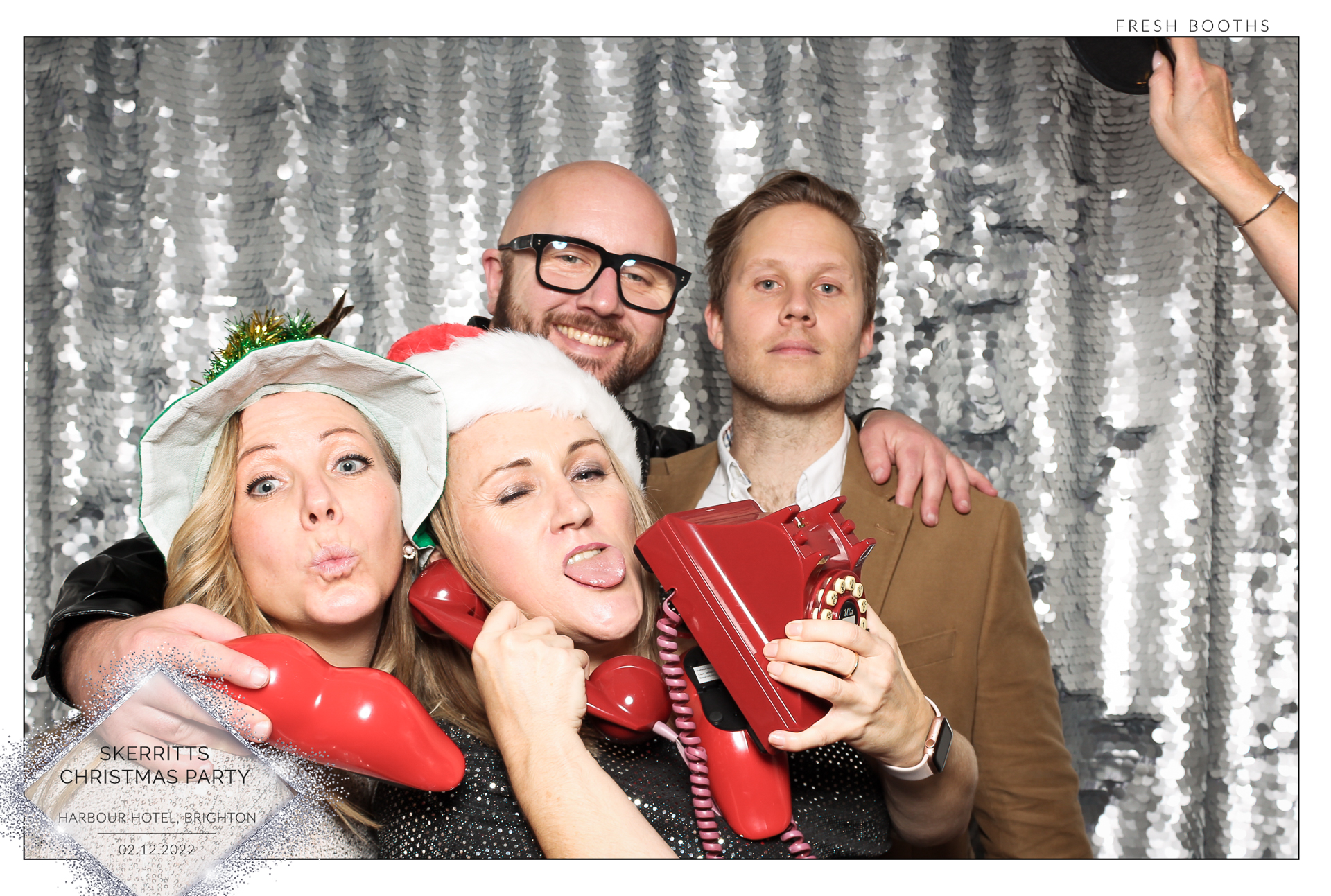 Skerritts Christmas Party - Classic Open Booth | View more photos from the event at gallery.freshbooths.com/u/FreshBooths/Skerritts-Christmas-Party-Classic-Open-Booth