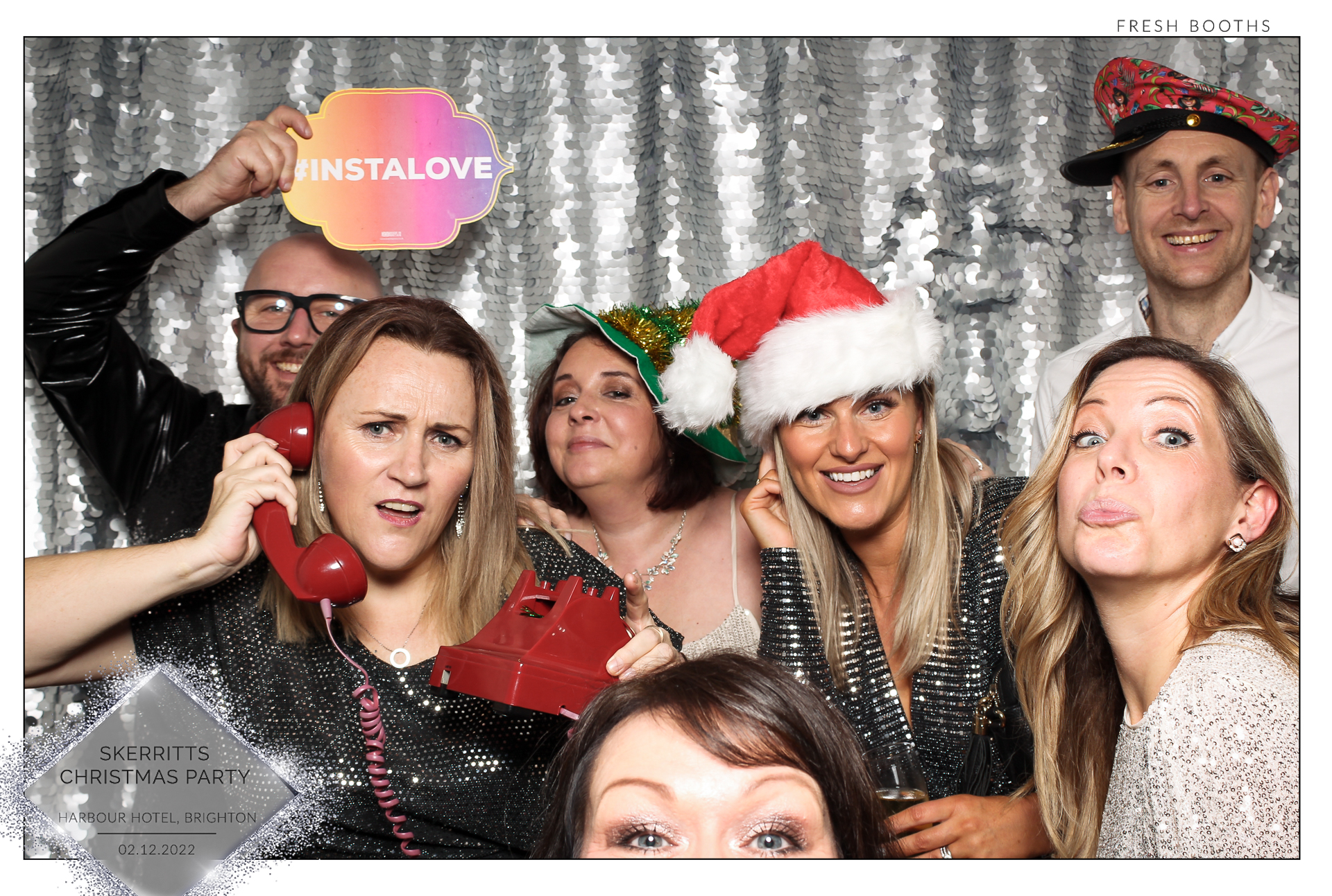 Skerritts Christmas Party - Classic Open Booth | View more photos from the event at gallery.freshbooths.com/u/FreshBooths/Skerritts-Christmas-Party-Classic-Open-Booth