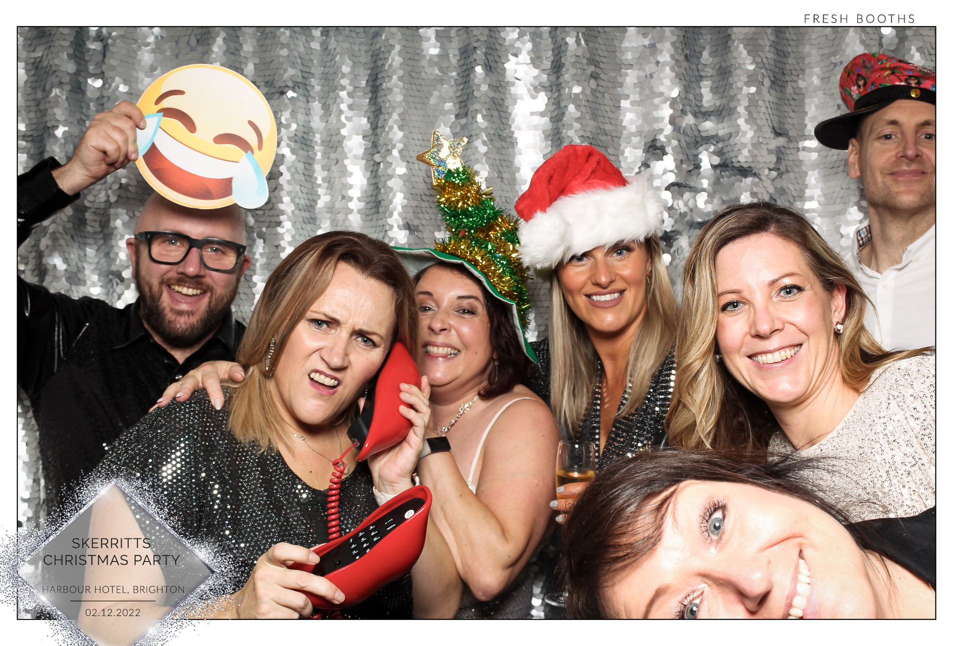 Skerritts Christmas Party - Classic Open Booth | View more photos from the event at gallery.freshbooths.com/u/FreshBooths/Skerritts-Christmas-Party-Classic-Open-Booth
