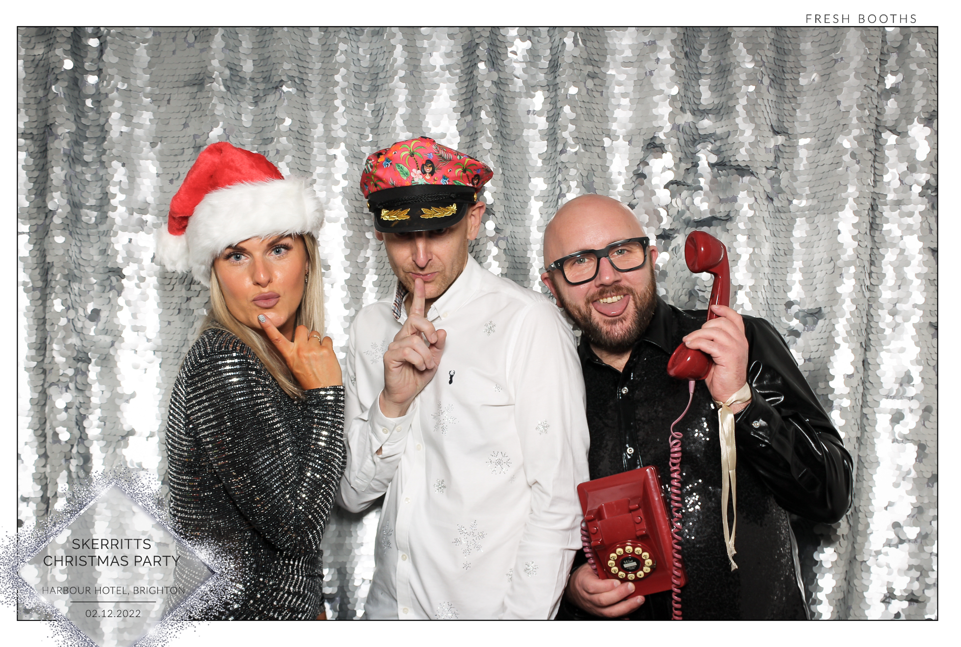 Skerritts Christmas Party - Classic Open Booth | View more photos from the event at gallery.freshbooths.com/u/FreshBooths/Skerritts-Christmas-Party-Classic-Open-Booth