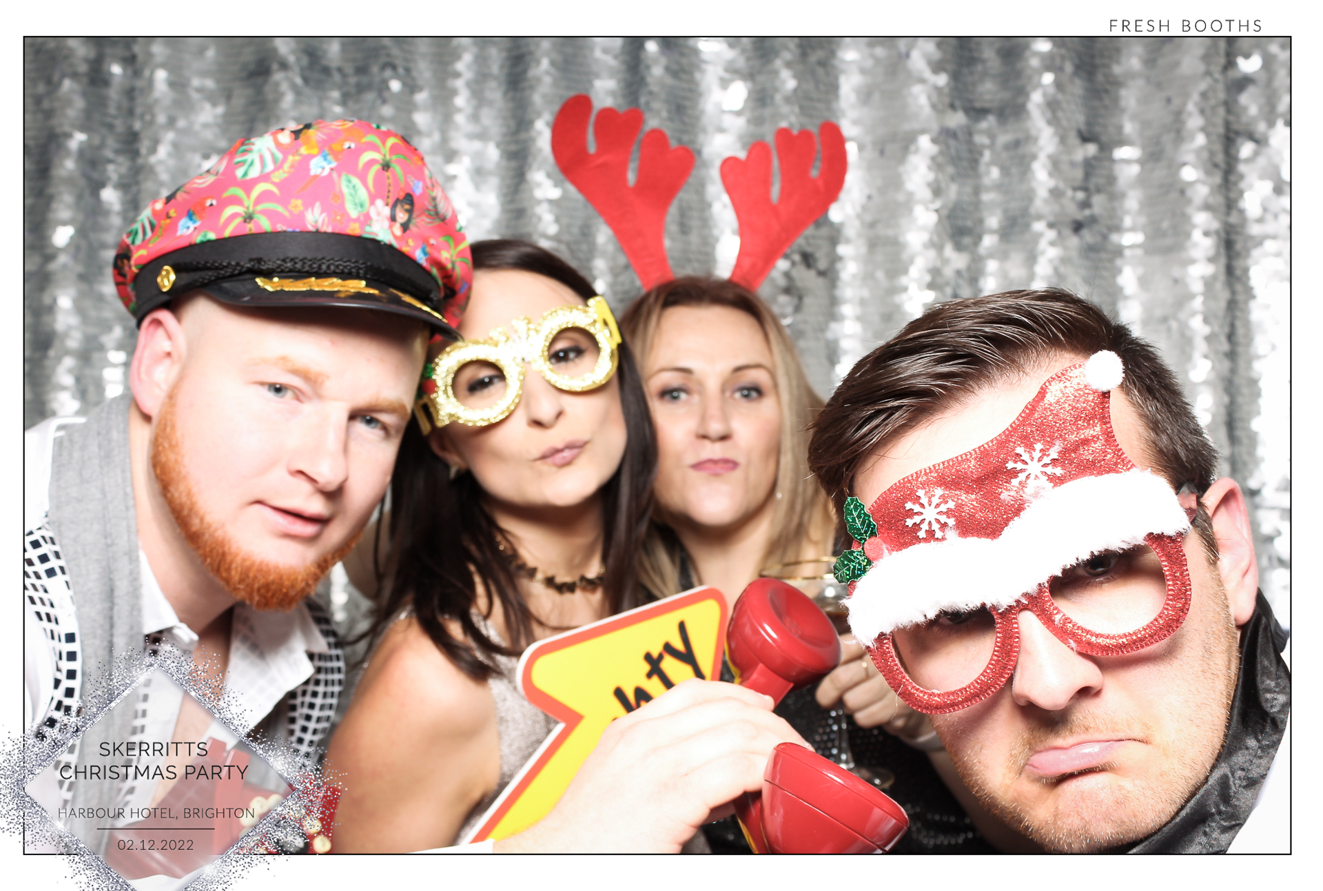 Skerritts Christmas Party - Classic Open Booth | View more photos from the event at gallery.freshbooths.com/u/FreshBooths/Skerritts-Christmas-Party-Classic-Open-Booth