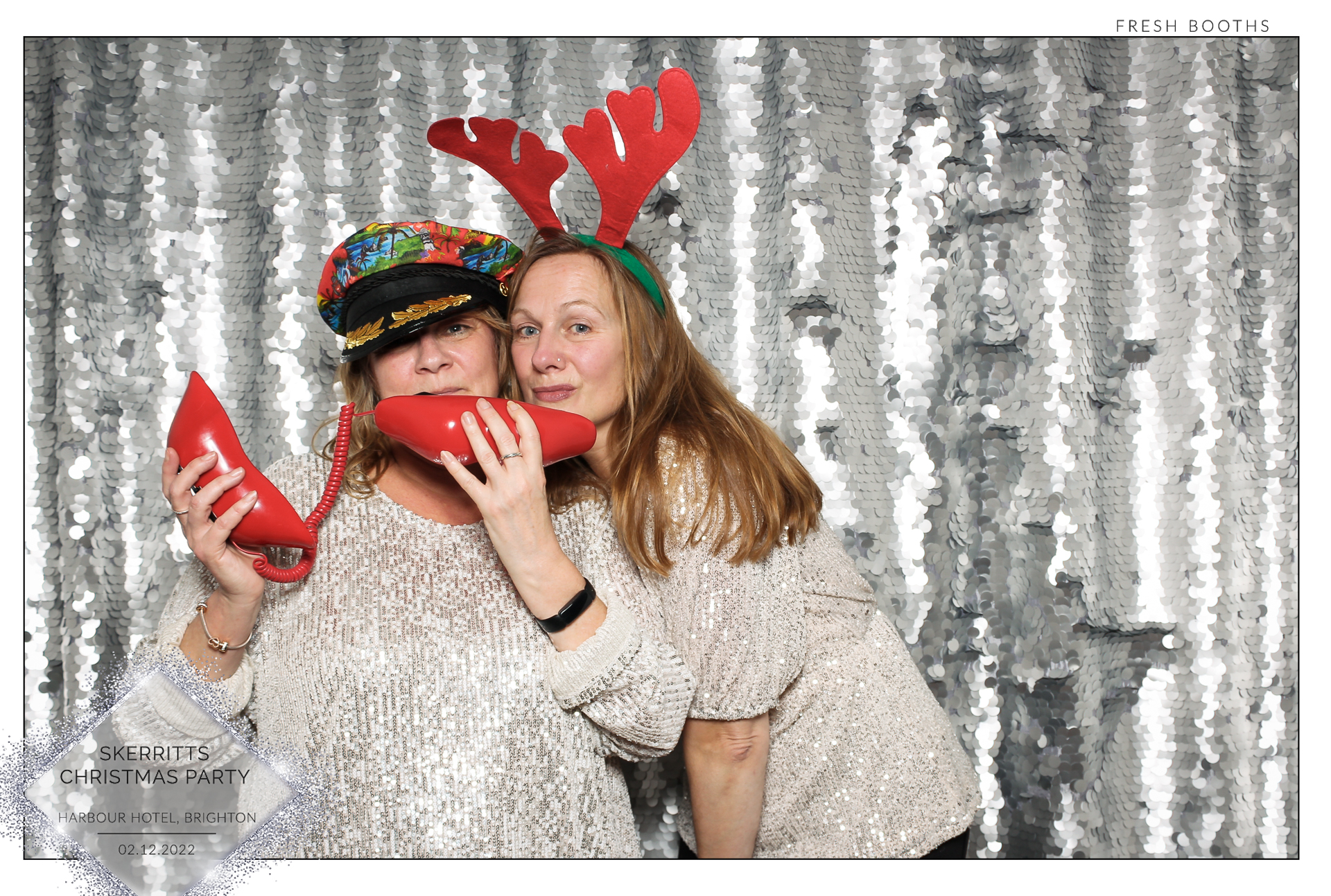 Skerritts Christmas Party - Classic Open Booth | View more photos from the event at gallery.freshbooths.com/u/FreshBooths/Skerritts-Christmas-Party-Classic-Open-Booth