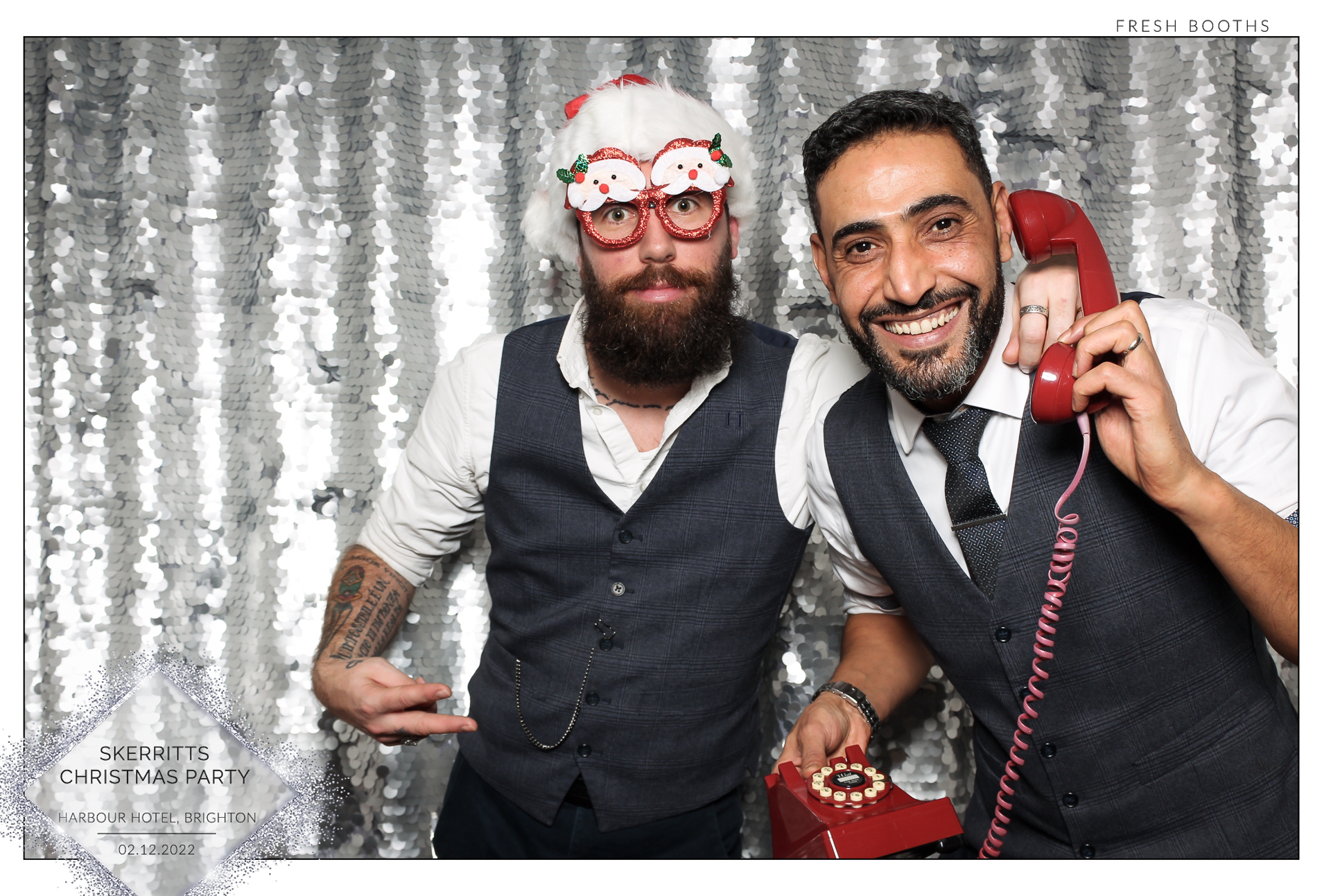 Skerritts Christmas Party - Classic Open Booth | View more photos from the event at gallery.freshbooths.com/u/FreshBooths/Skerritts-Christmas-Party-Classic-Open-Booth
