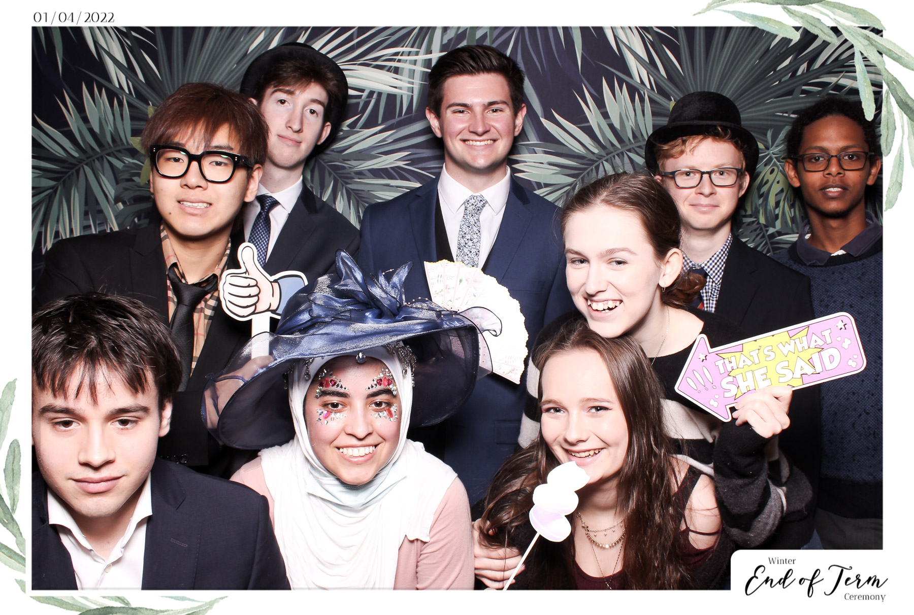 Winter End of Term Ceremony - Classic Open Booth | View more photos from the event at gallery.freshbooths.com/u/FreshBooths/Winter-End-of-Term-Ceremony-Classic-Open-Booth-0