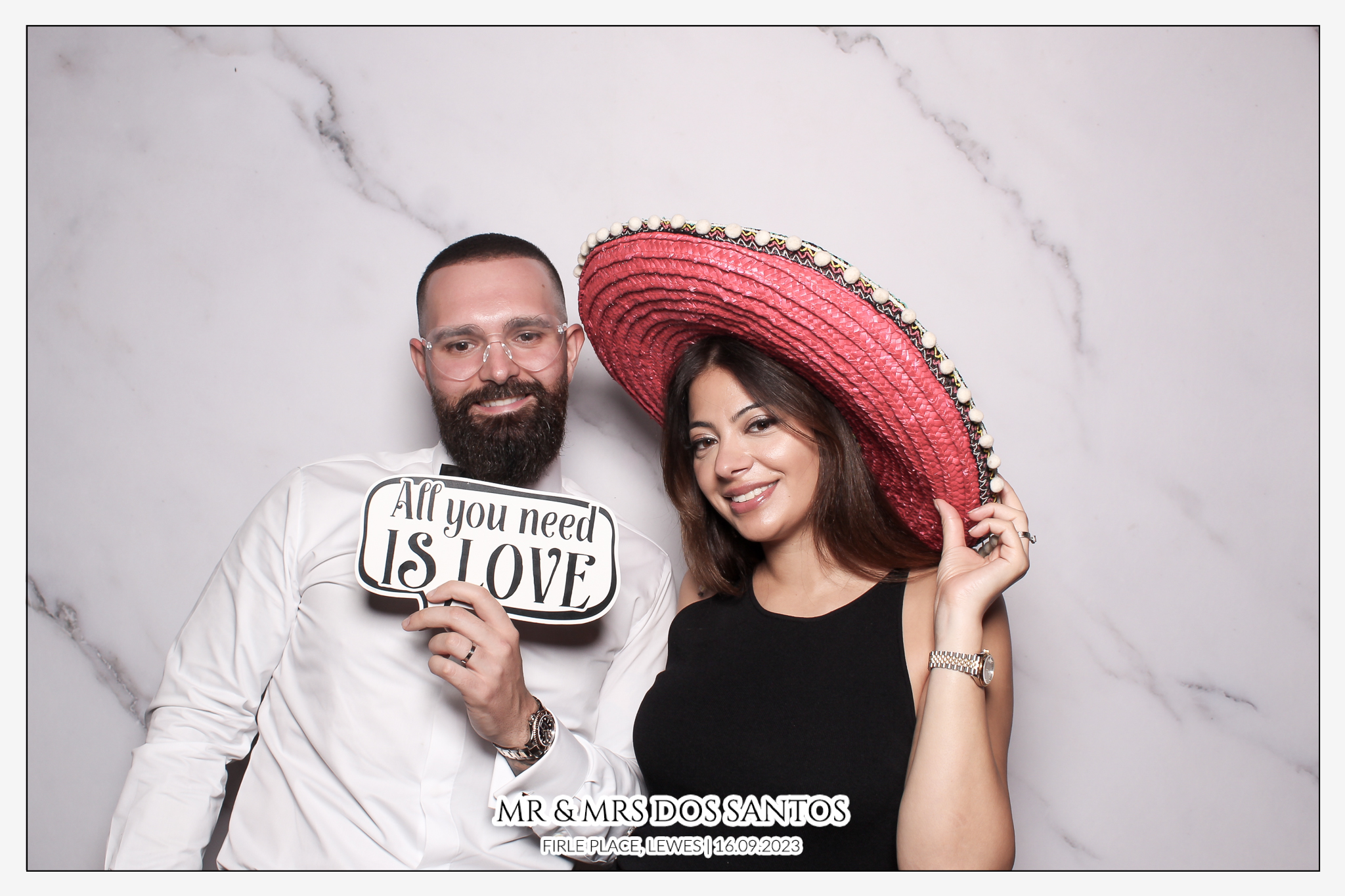 Ben & Chloe Wedding - Classic Open Booth | View more photos from the event at gallery.freshbooths.com/u/FreshBooths/Ben-Chloe-Wedding-Classic-Open-Booth