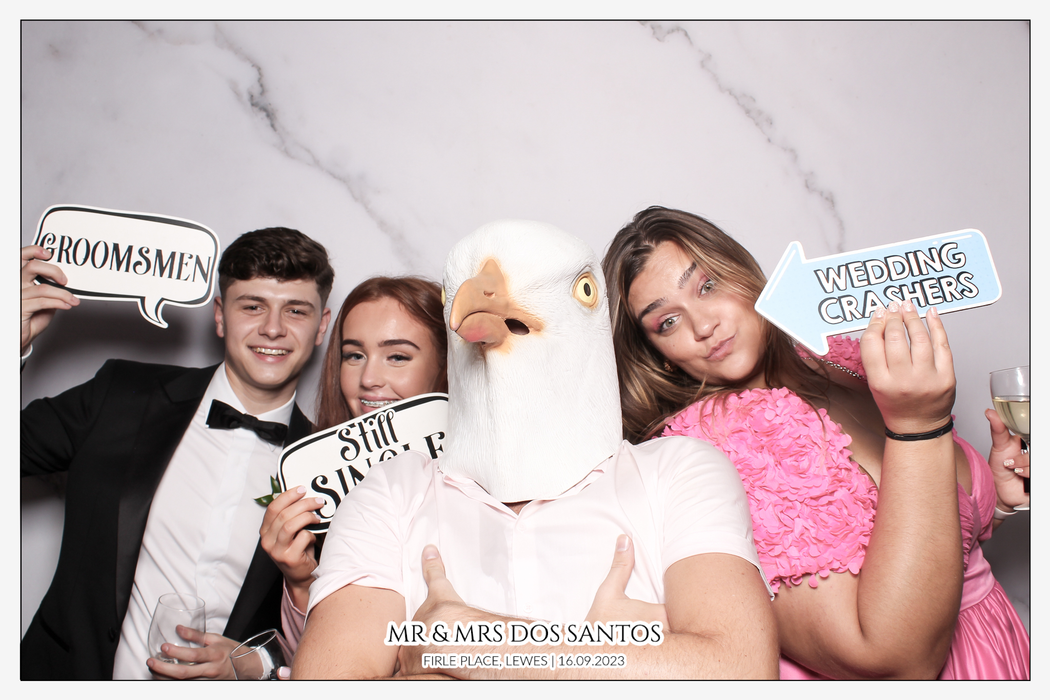 Ben & Chloe Wedding - Classic Open Booth | View more photos from the event at gallery.freshbooths.com/u/FreshBooths/Ben-Chloe-Wedding-Classic-Open-Booth