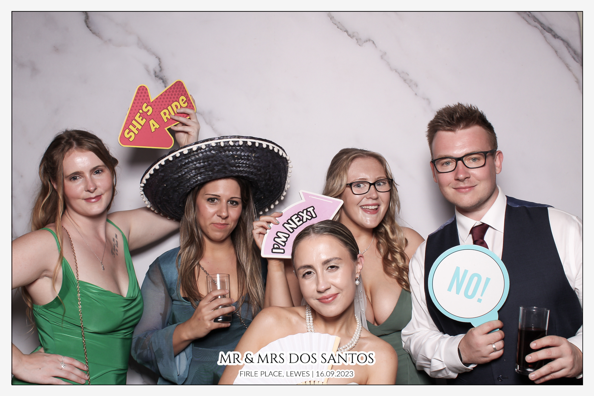 Ben & Chloe Wedding - Classic Open Booth | View more photos from the event at gallery.freshbooths.com/u/FreshBooths/Ben-Chloe-Wedding-Classic-Open-Booth