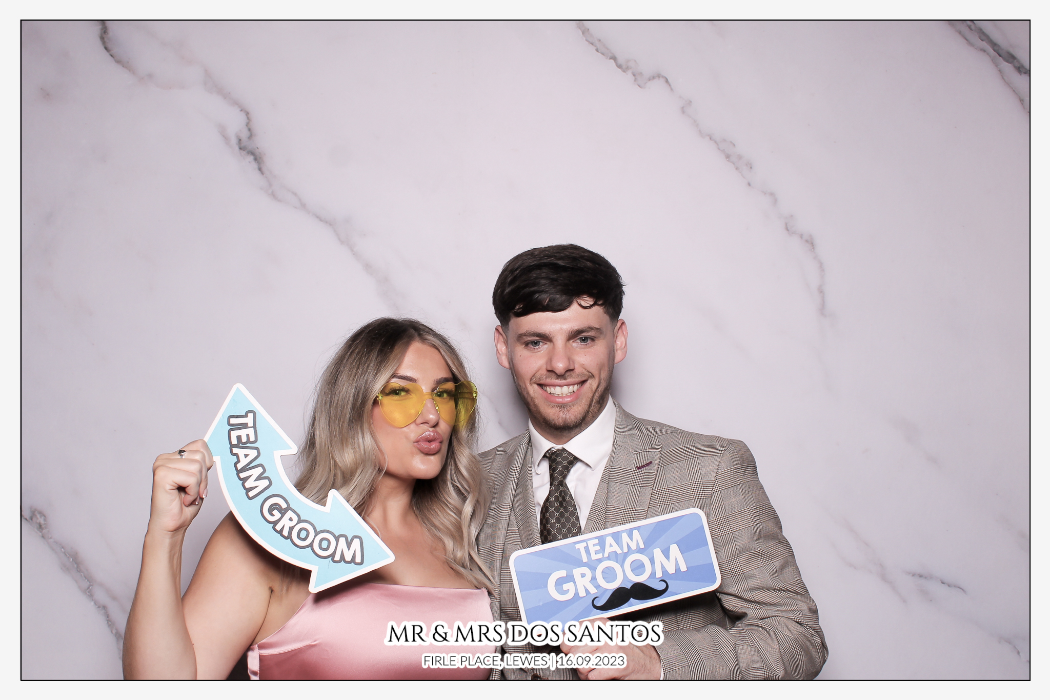 Ben & Chloe Wedding - Classic Open Booth | View more photos from the event at gallery.freshbooths.com/u/FreshBooths/Ben-Chloe-Wedding-Classic-Open-Booth
