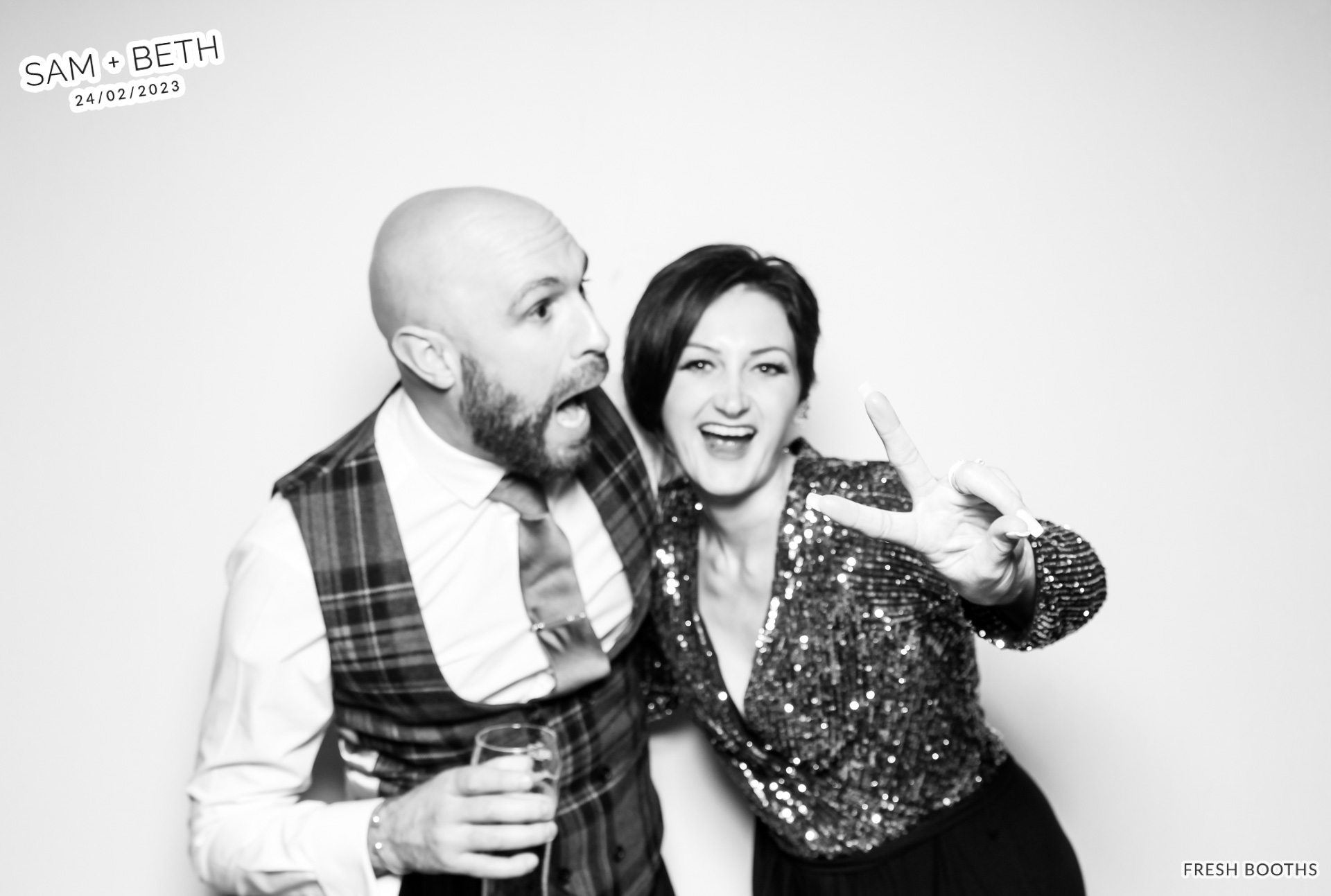 Beth & Sam - Kardashian Booth | View more photos from the event at gallery.freshbooths.com/u/FreshBooths/Beth-Sam-Kardashian-Booth