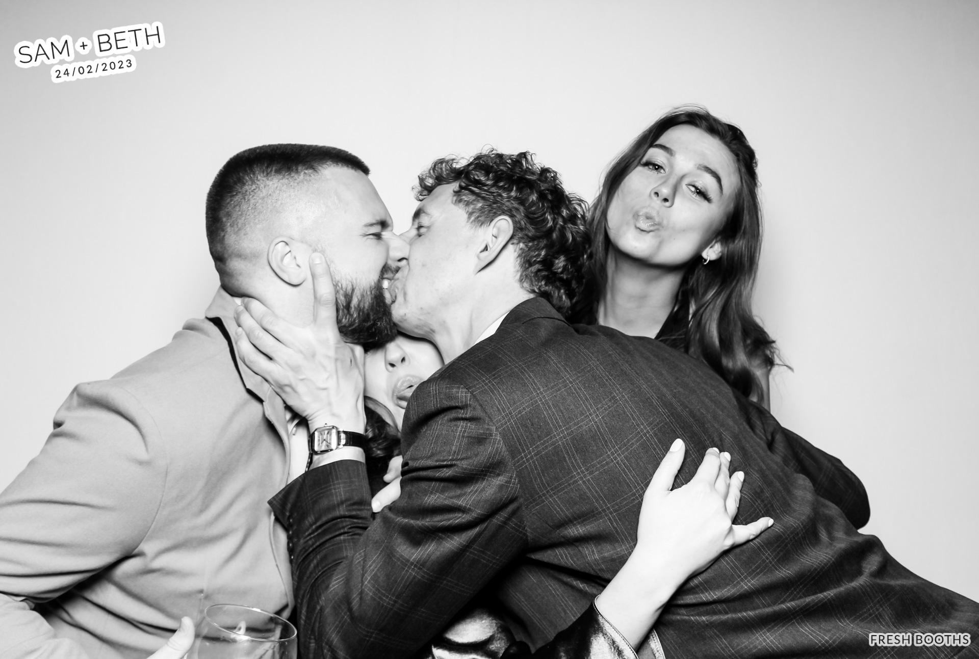 Beth & Sam - Kardashian Booth | View more photos from the event at gallery.freshbooths.com/u/FreshBooths/Beth-Sam-Kardashian-Booth