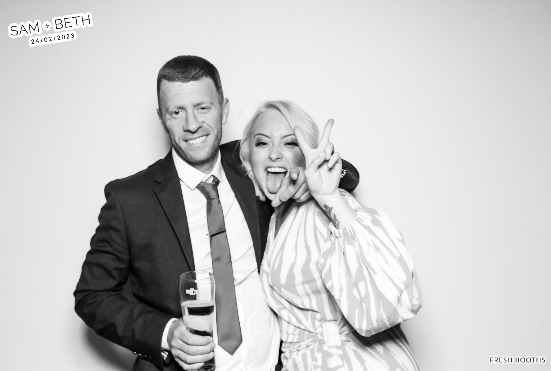 Beth & Sam - Kardashian Booth | View more photos from the event at gallery.freshbooths.com/u/FreshBooths/Beth-Sam-Kardashian-Booth