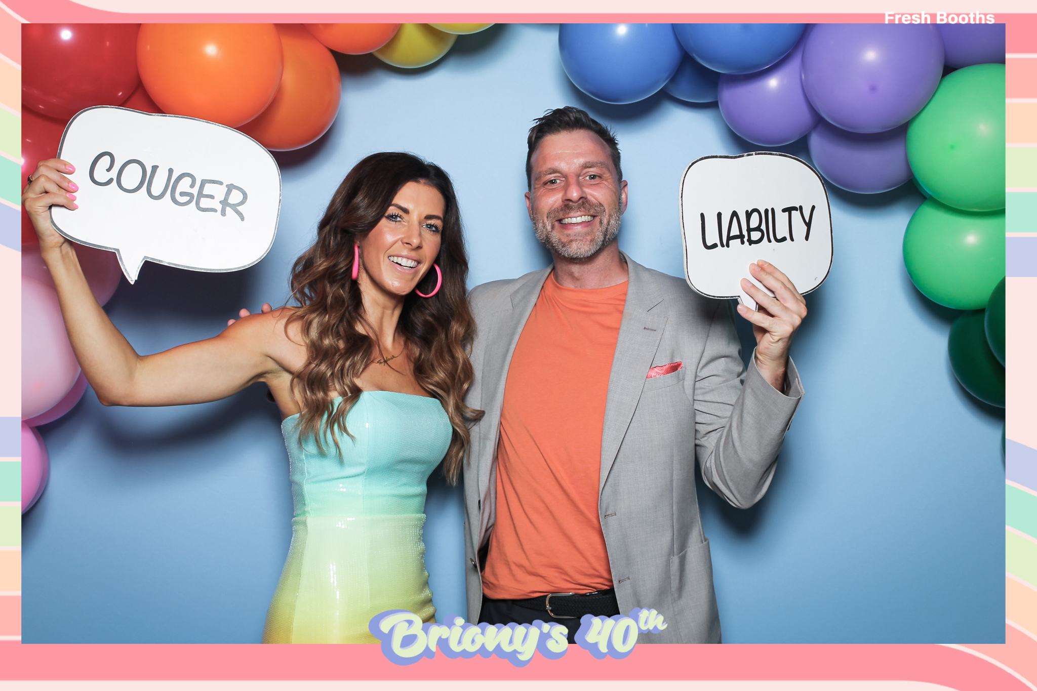 Briony 40th - Classic Open Booth | View more photos from the event at gallery.freshbooths.com/u/FreshBooths/Briony-40th-Classic-Open-Booth