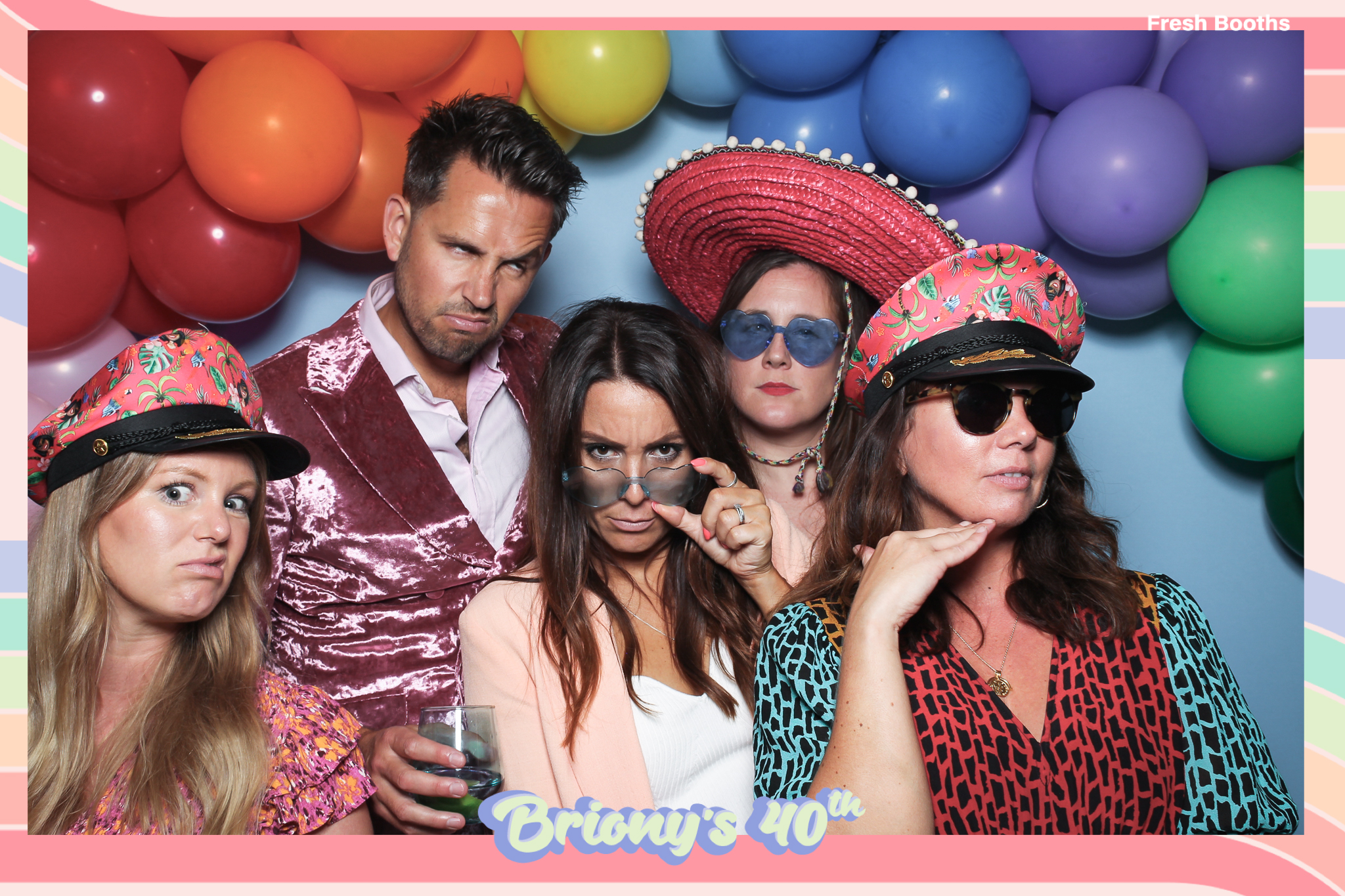 Briony 40th - Classic Open Booth | View more photos from the event at gallery.freshbooths.com/u/FreshBooths/Briony-40th-Classic-Open-Booth