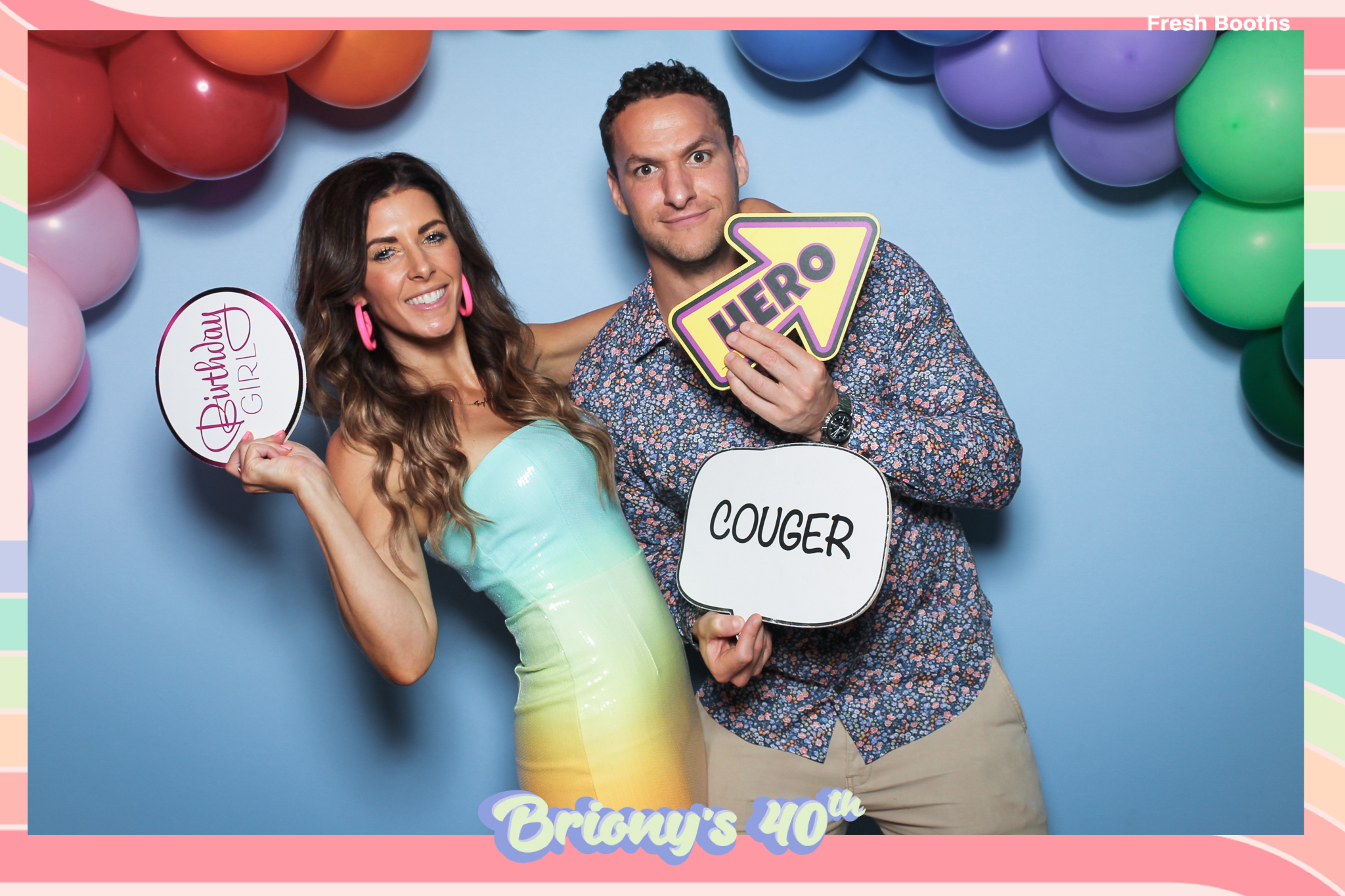 Briony 40th - Classic Open Booth | View more photos from the event at gallery.freshbooths.com/u/FreshBooths/Briony-40th-Classic-Open-Booth