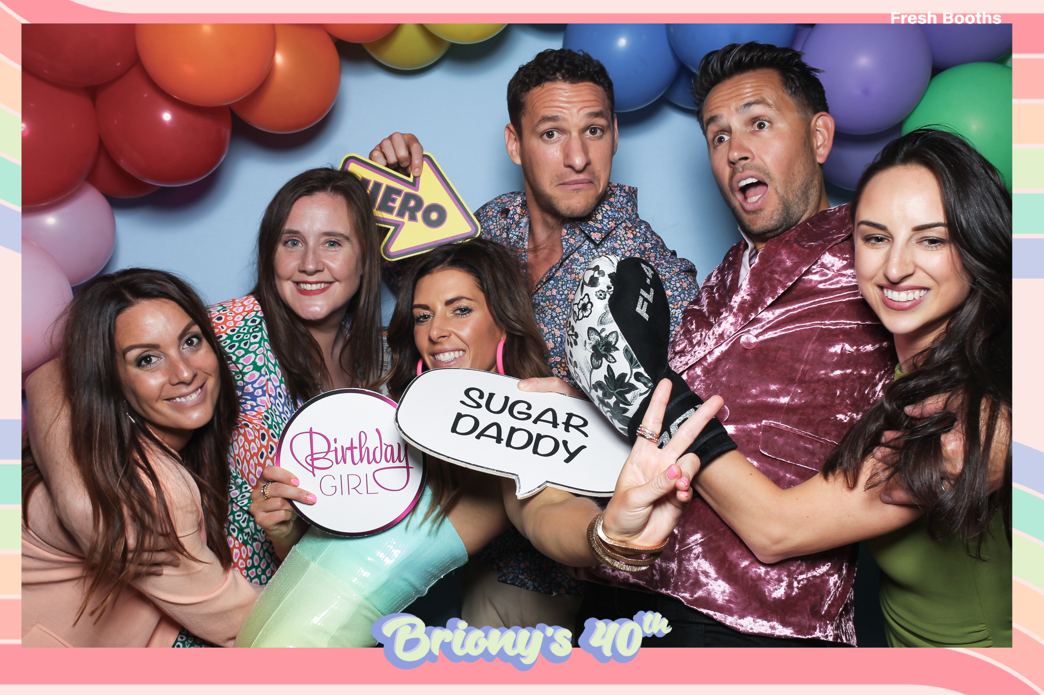Briony 40th - Classic Open Booth | View more photos from the event at gallery.freshbooths.com/u/FreshBooths/Briony-40th-Classic-Open-Booth