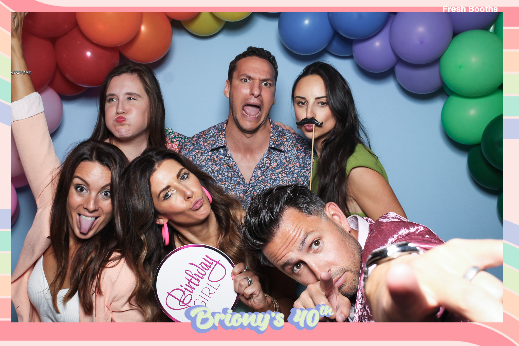 Briony 40th - Classic Open Booth | View more photos from the event at gallery.freshbooths.com/u/FreshBooths/Briony-40th-Classic-Open-Booth