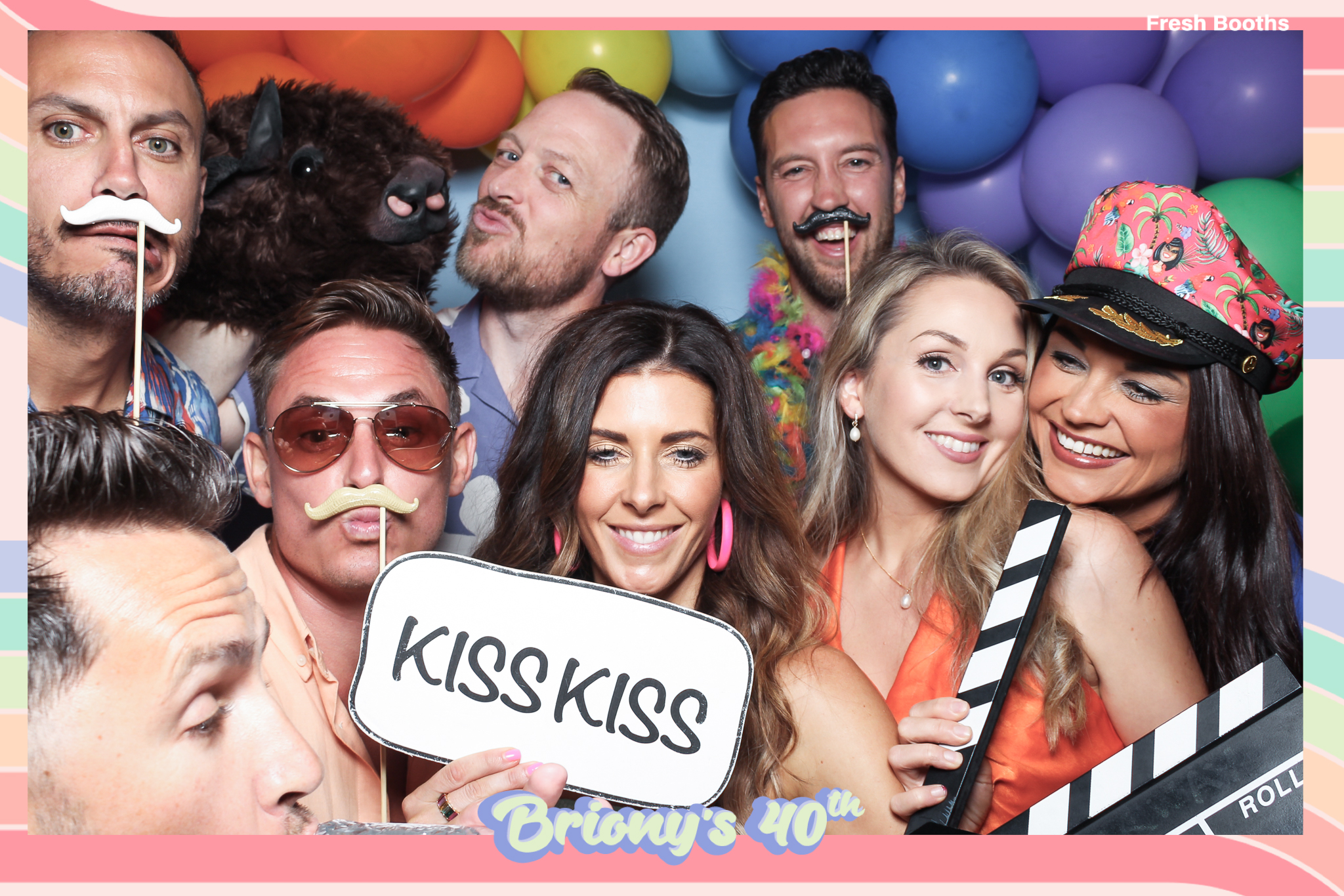 Briony 40th - Classic Open Booth | View more photos from the event at gallery.freshbooths.com/u/FreshBooths/Briony-40th-Classic-Open-Booth
