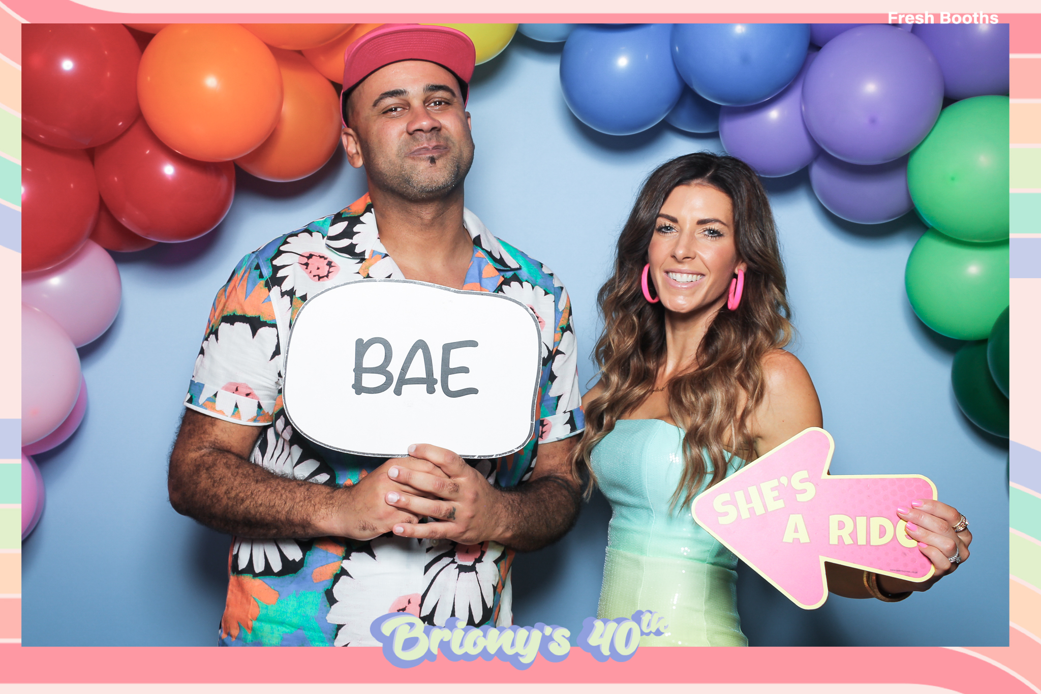 Briony 40th - Classic Open Booth | View more photos from the event at gallery.freshbooths.com/u/FreshBooths/Briony-40th-Classic-Open-Booth