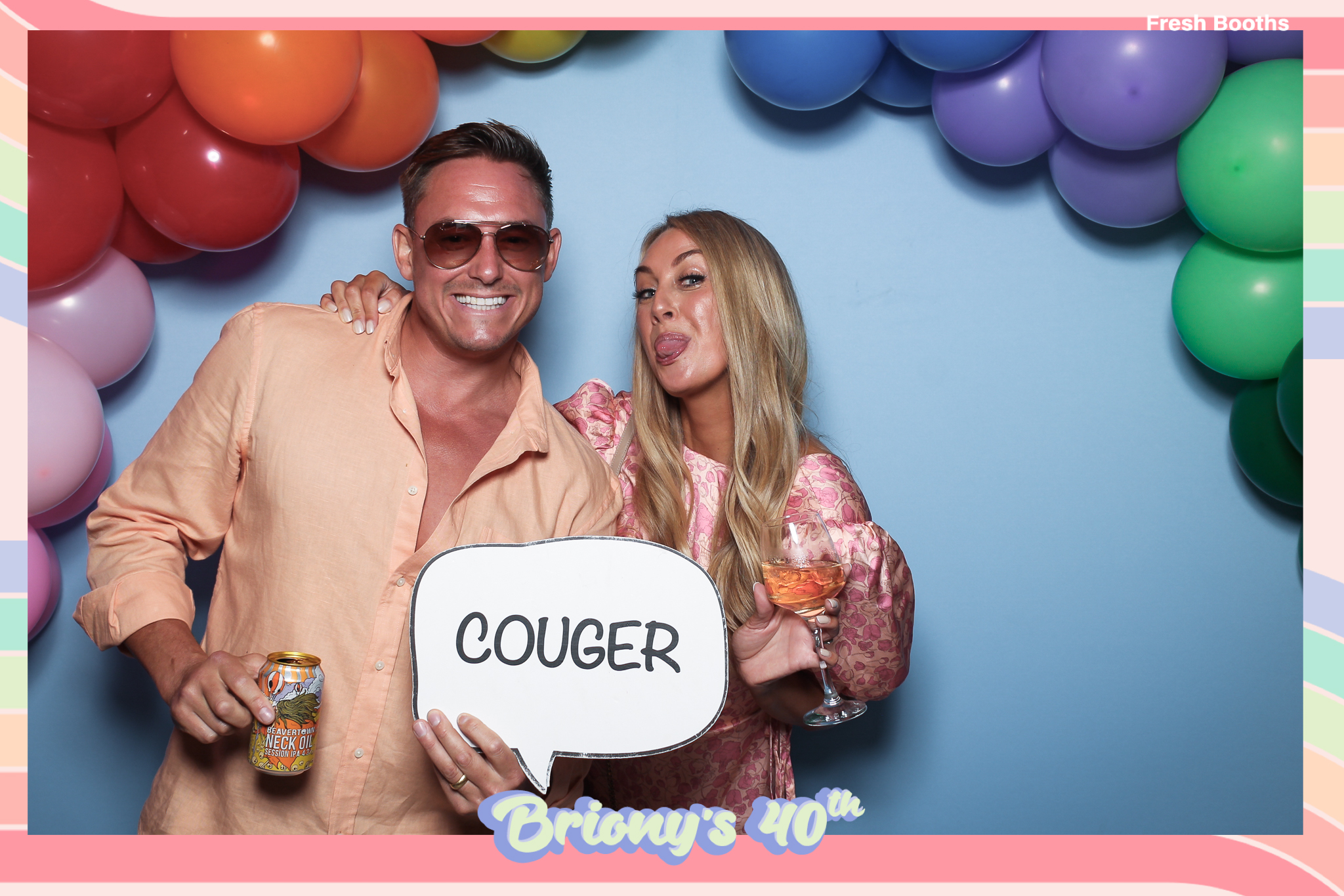 Briony 40th - Classic Open Booth | View more photos from the event at gallery.freshbooths.com/u/FreshBooths/Briony-40th-Classic-Open-Booth