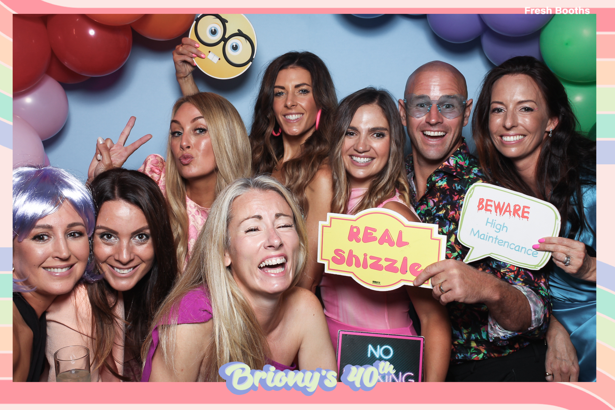 Briony 40th - Classic Open Booth | View more photos from the event at gallery.freshbooths.com/u/FreshBooths/Briony-40th-Classic-Open-Booth