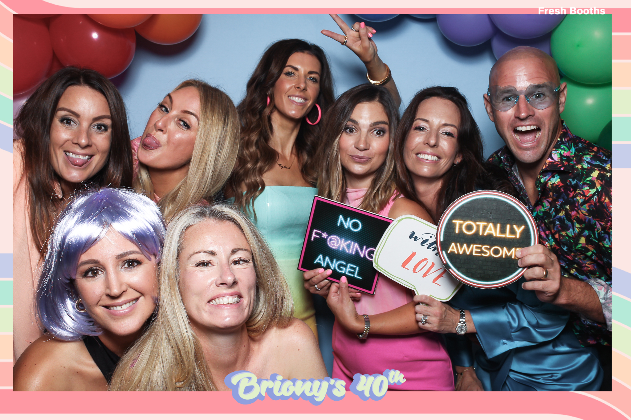 Briony 40th - Classic Open Booth | View more photos from the event at gallery.freshbooths.com/u/FreshBooths/Briony-40th-Classic-Open-Booth