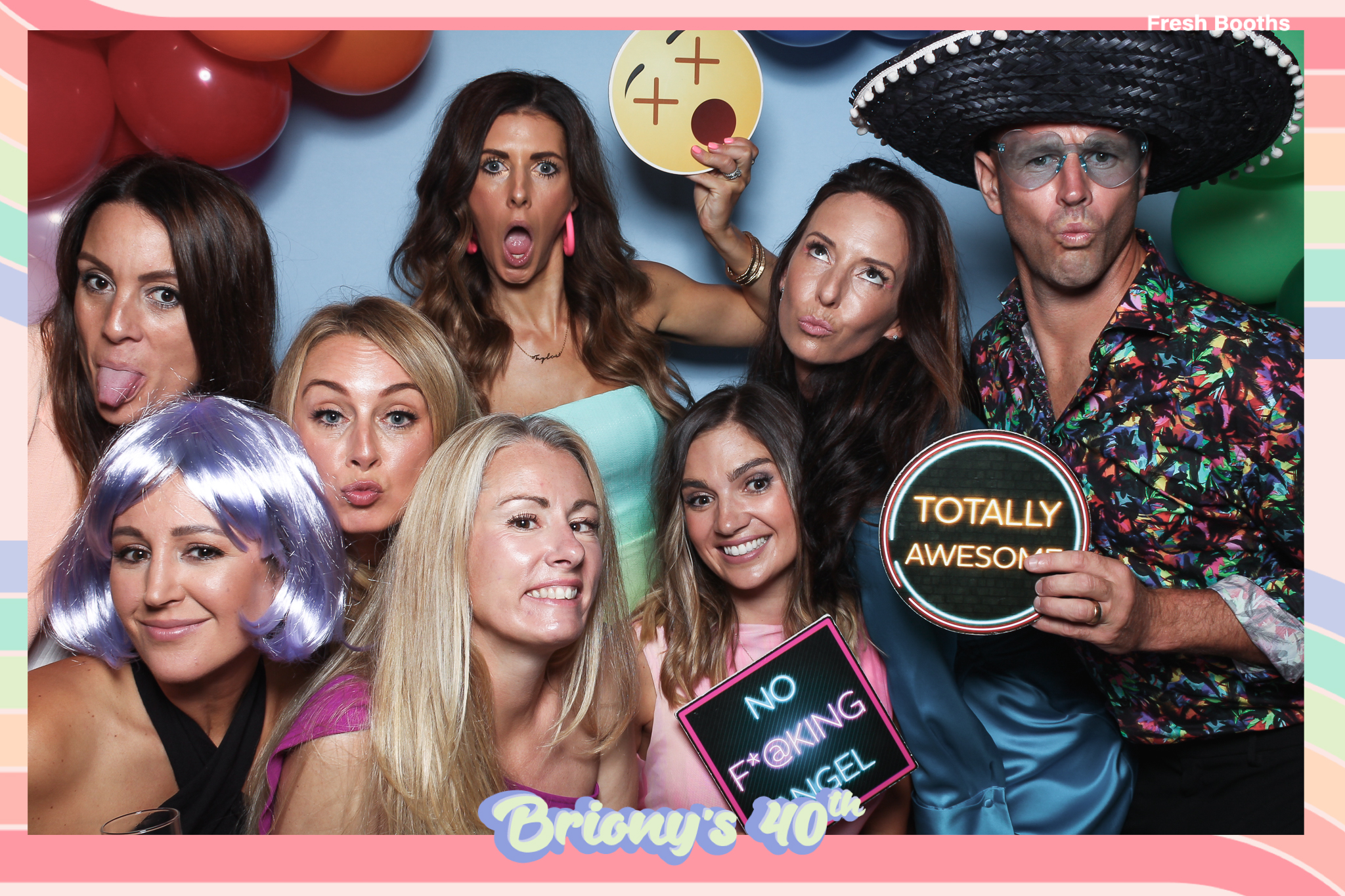 Briony 40th - Classic Open Booth | View more photos from the event at gallery.freshbooths.com/u/FreshBooths/Briony-40th-Classic-Open-Booth