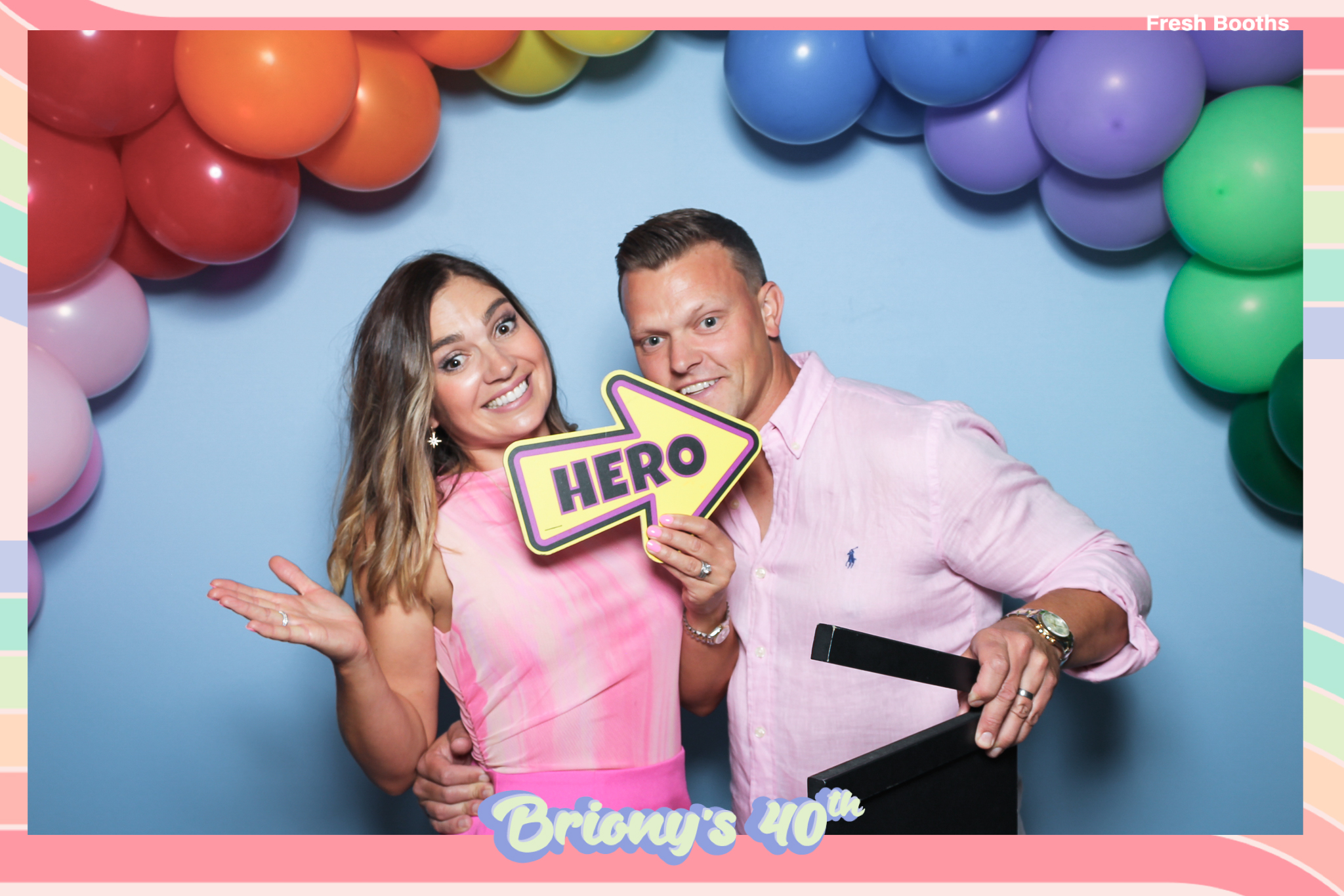 Briony 40th - Classic Open Booth | View more photos from the event at gallery.freshbooths.com/u/FreshBooths/Briony-40th-Classic-Open-Booth