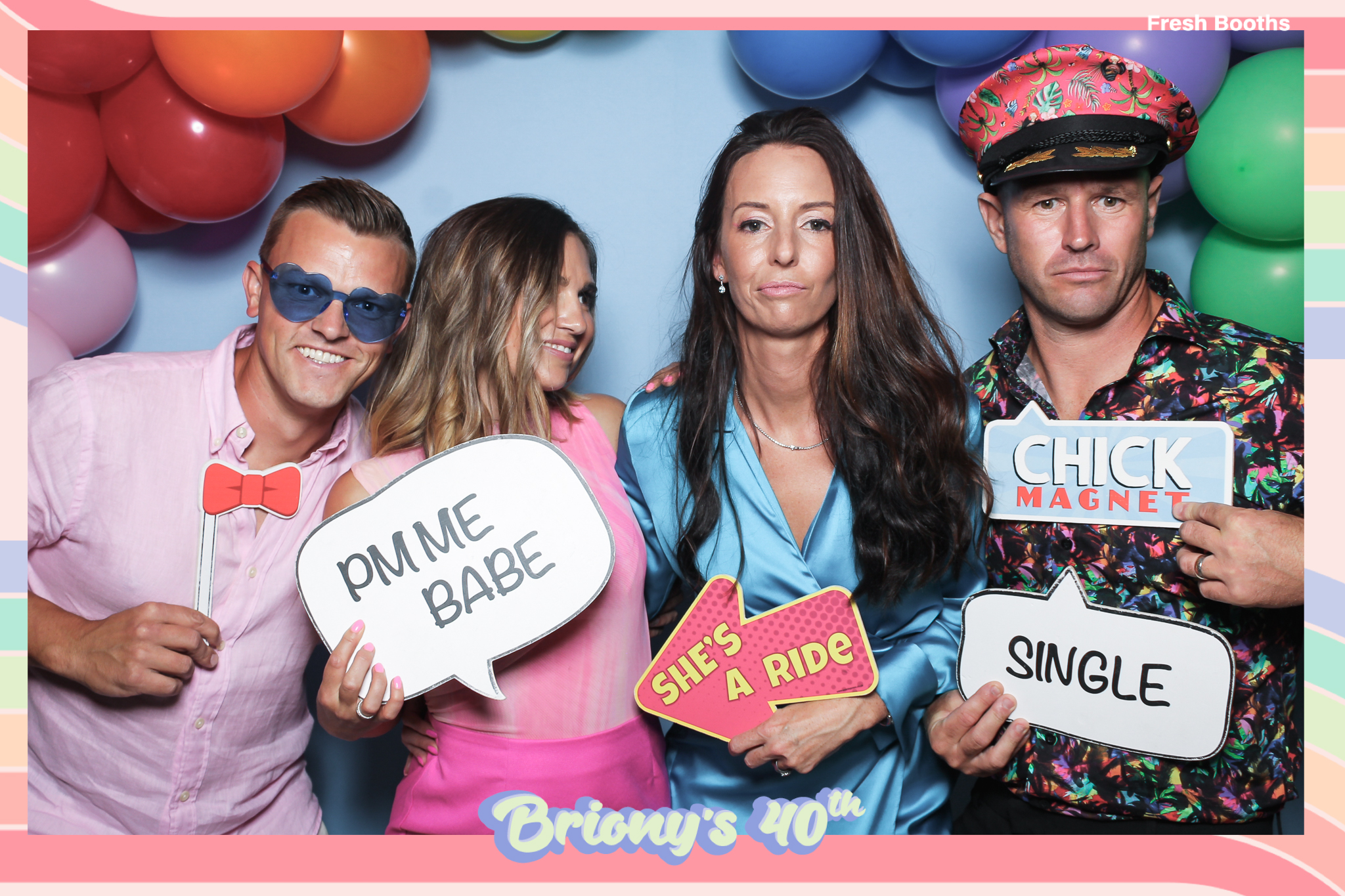 Briony 40th - Classic Open Booth | View more photos from the event at gallery.freshbooths.com/u/FreshBooths/Briony-40th-Classic-Open-Booth