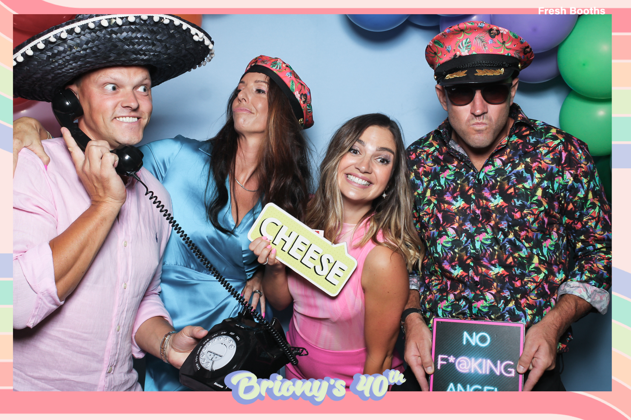 Briony 40th - Classic Open Booth | View more photos from the event at gallery.freshbooths.com/u/FreshBooths/Briony-40th-Classic-Open-Booth