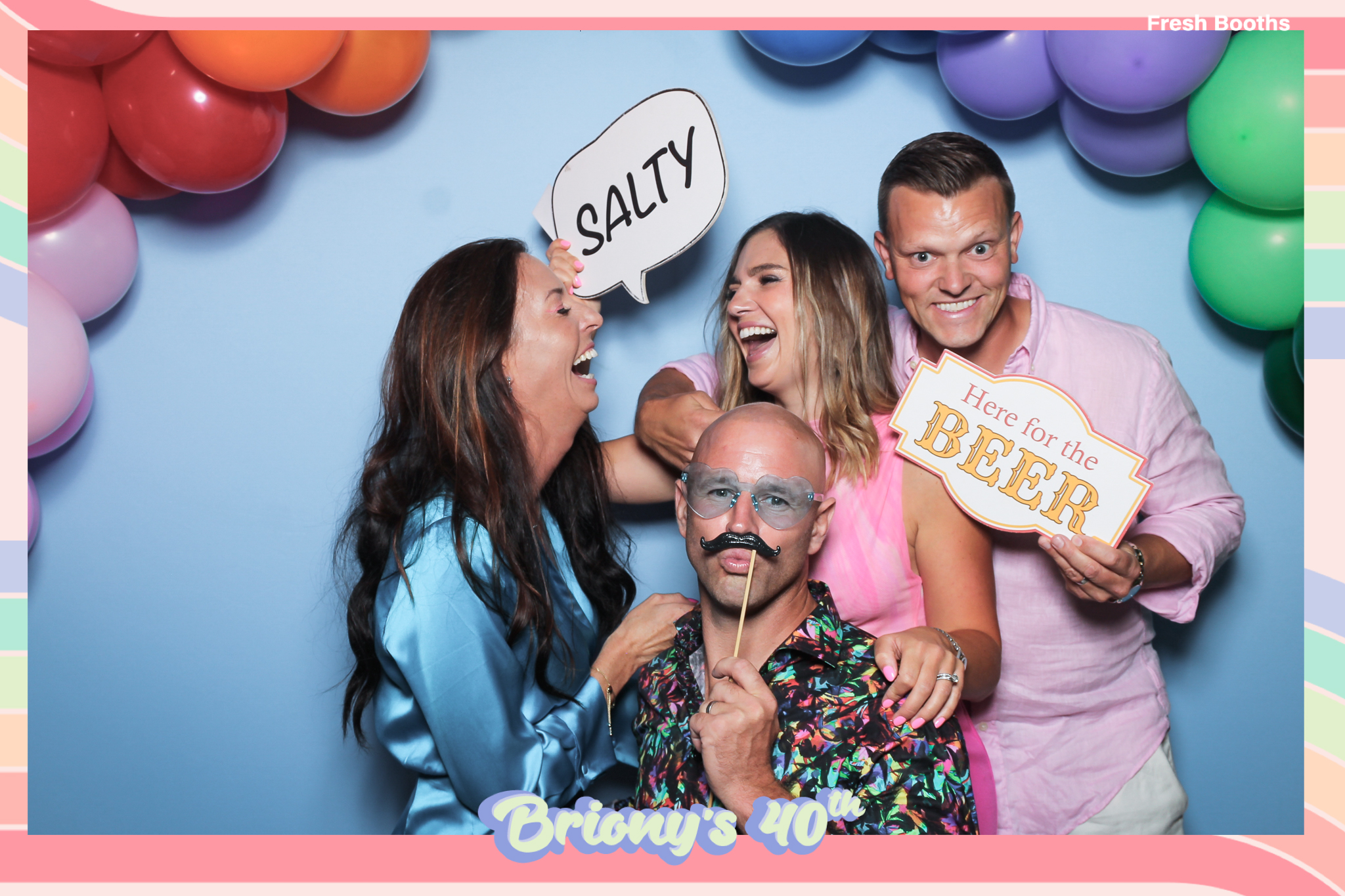 Briony 40th - Classic Open Booth | View more photos from the event at gallery.freshbooths.com/u/FreshBooths/Briony-40th-Classic-Open-Booth