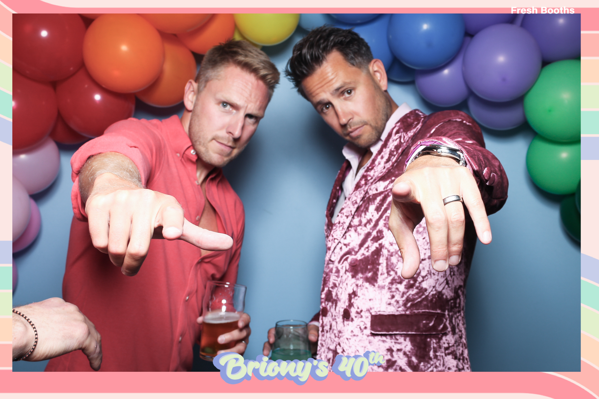 Briony 40th - Classic Open Booth | View more photos from the event at gallery.freshbooths.com/u/FreshBooths/Briony-40th-Classic-Open-Booth