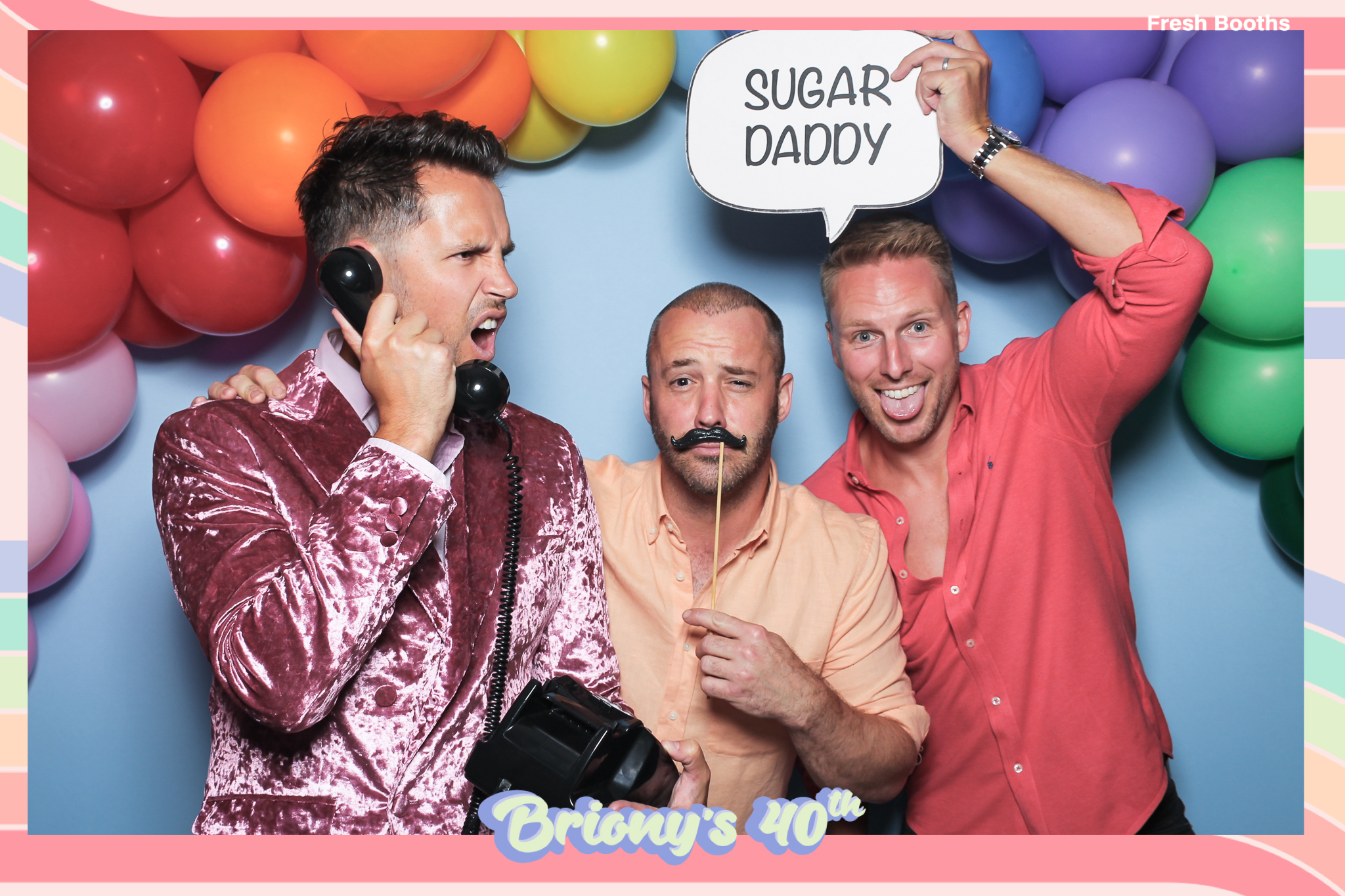Briony 40th - Classic Open Booth | View more photos from the event at gallery.freshbooths.com/u/FreshBooths/Briony-40th-Classic-Open-Booth