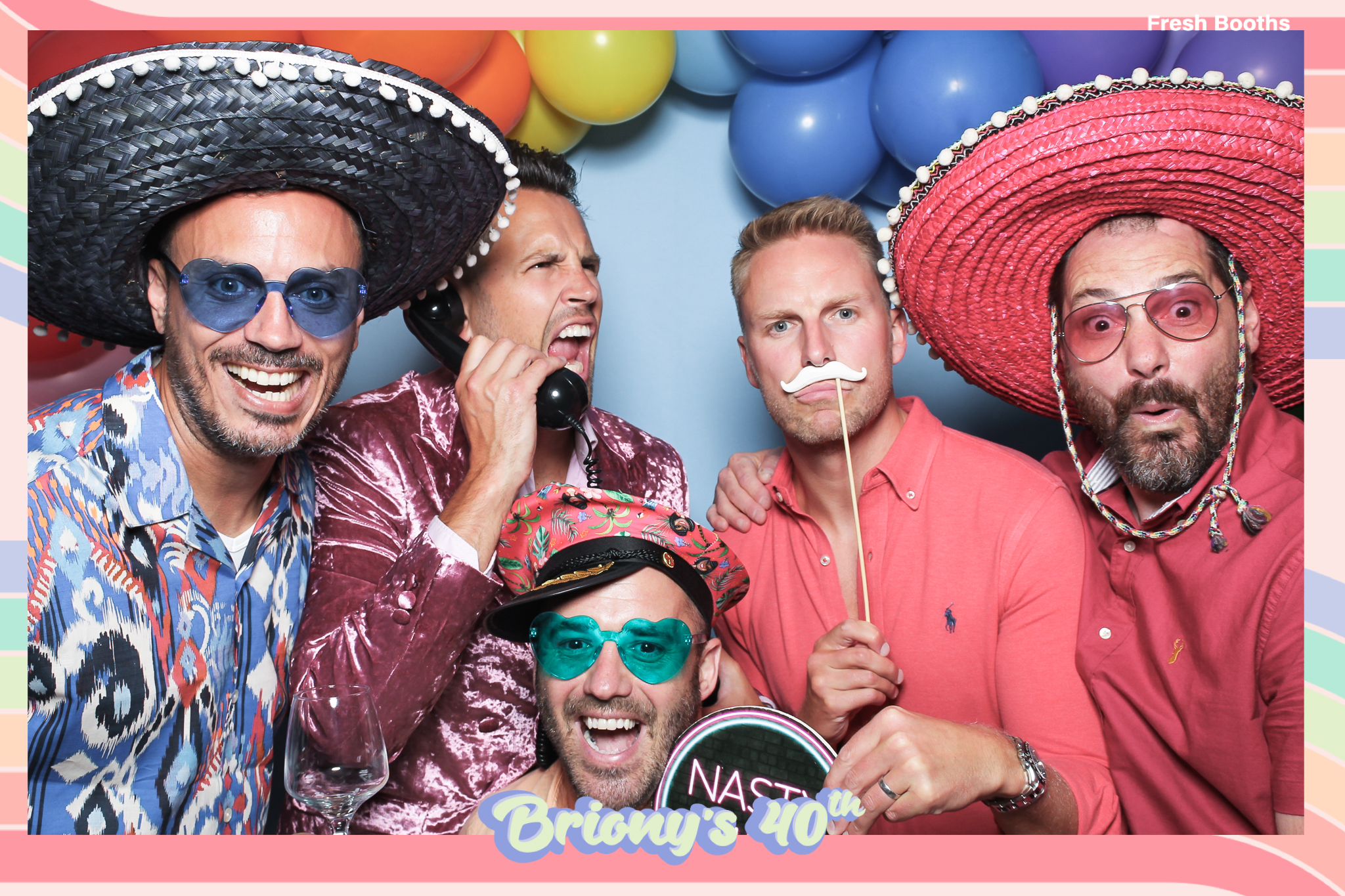 Briony 40th - Classic Open Booth | View more photos from the event at gallery.freshbooths.com/u/FreshBooths/Briony-40th-Classic-Open-Booth