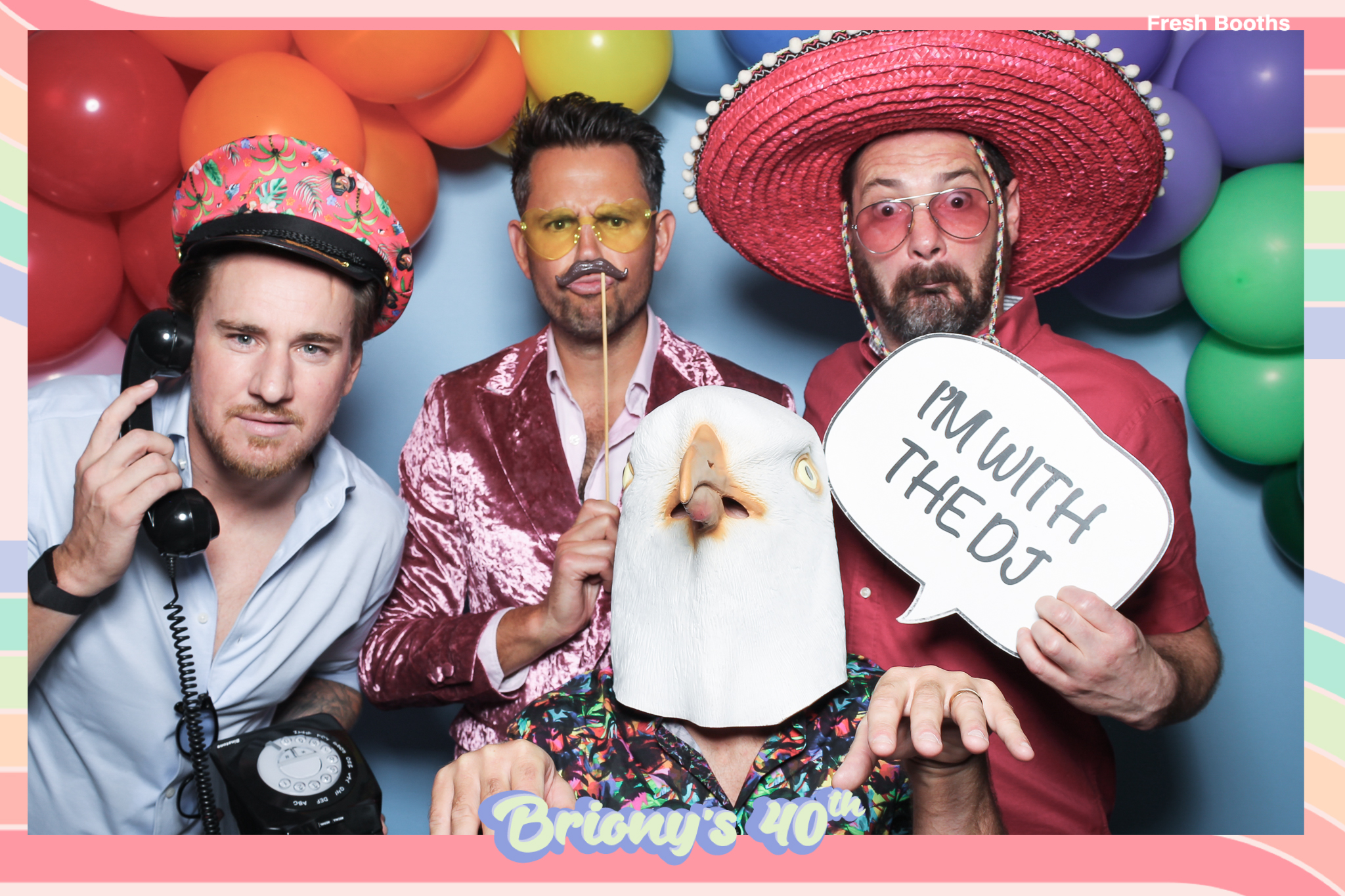 Briony 40th - Classic Open Booth | View more photos from the event at gallery.freshbooths.com/u/FreshBooths/Briony-40th-Classic-Open-Booth