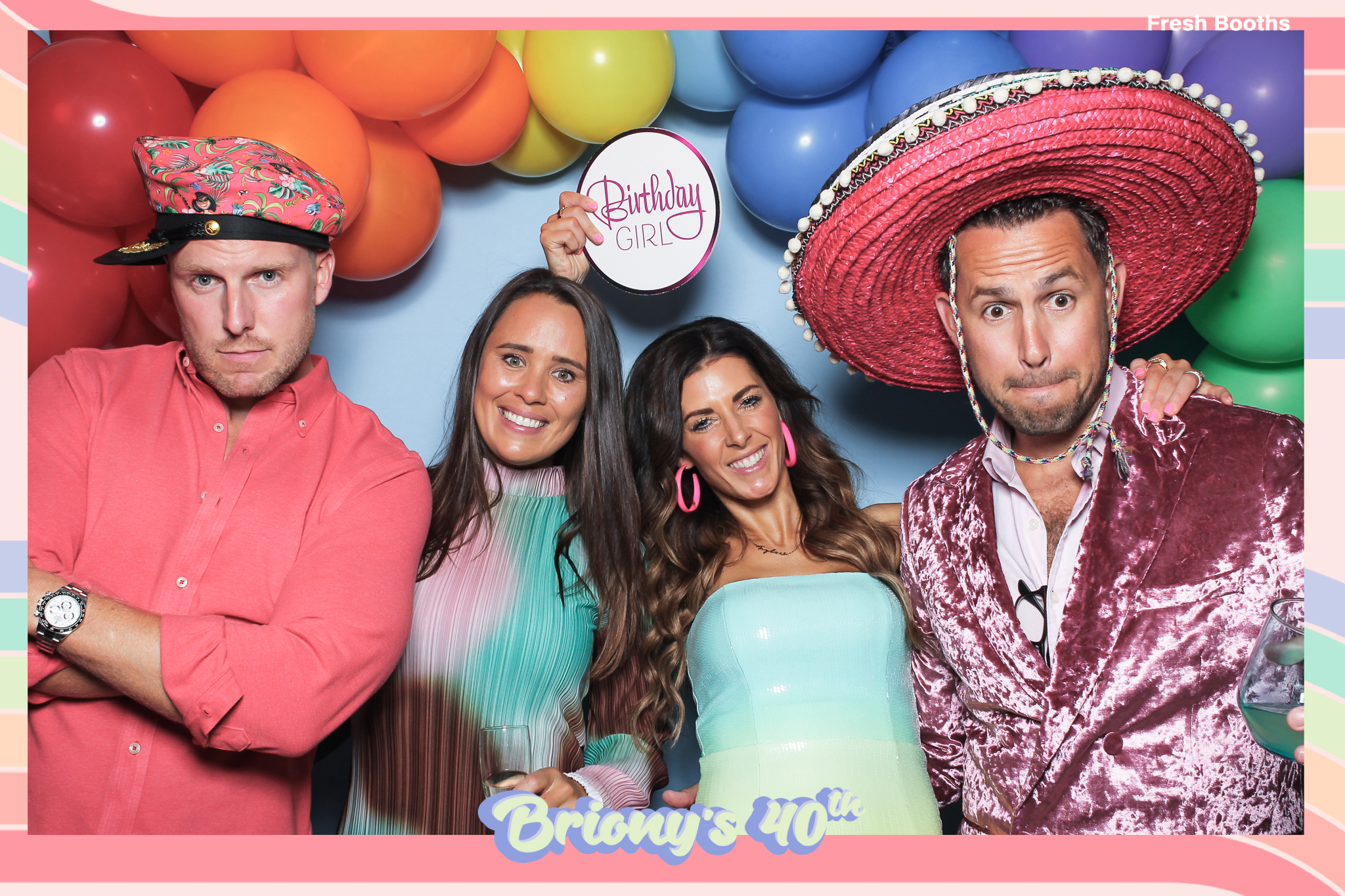 Briony 40th - Classic Open Booth | View more photos from the event at gallery.freshbooths.com/u/FreshBooths/Briony-40th-Classic-Open-Booth