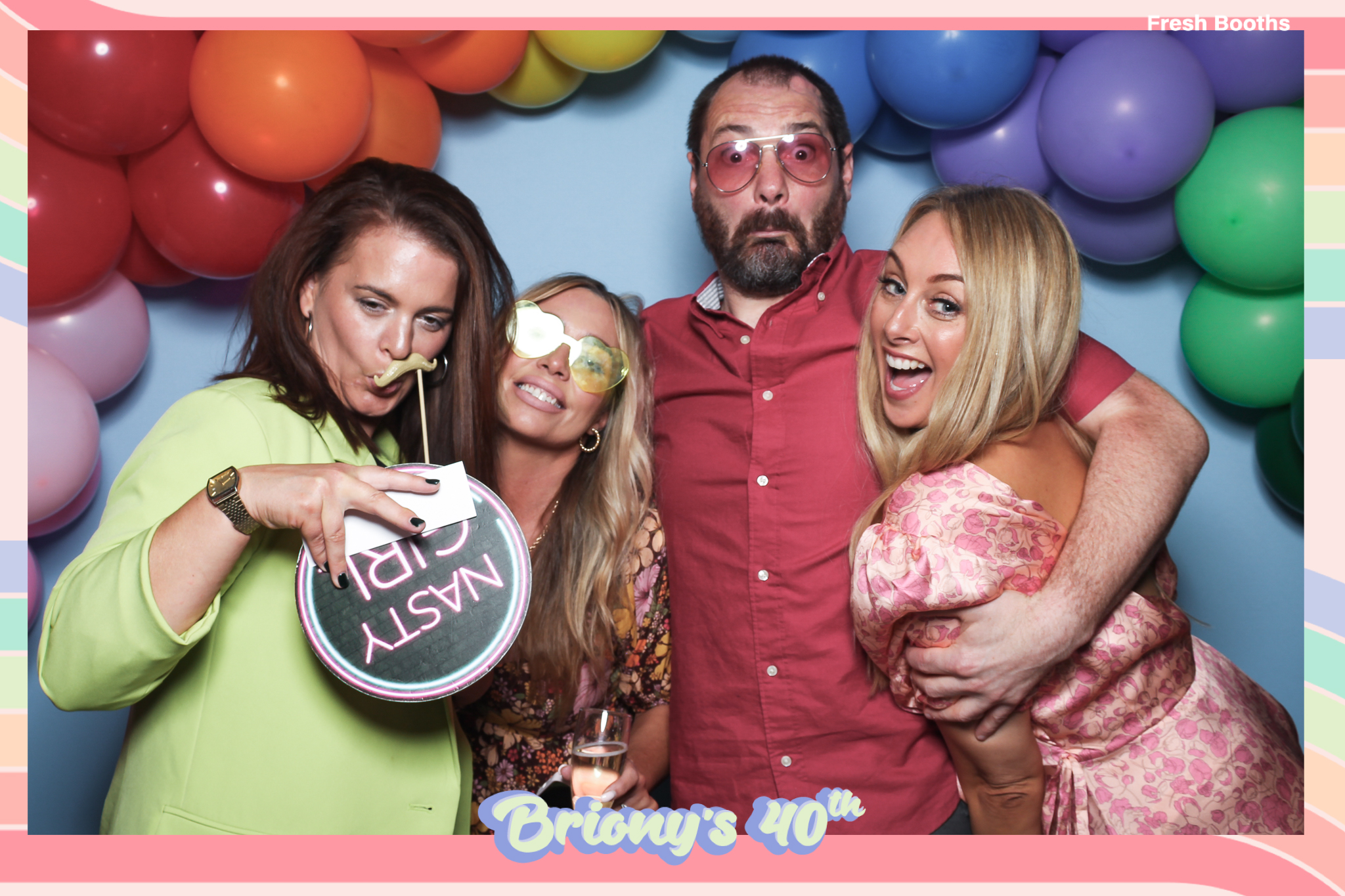 Briony 40th - Classic Open Booth | View more photos from the event at gallery.freshbooths.com/u/FreshBooths/Briony-40th-Classic-Open-Booth