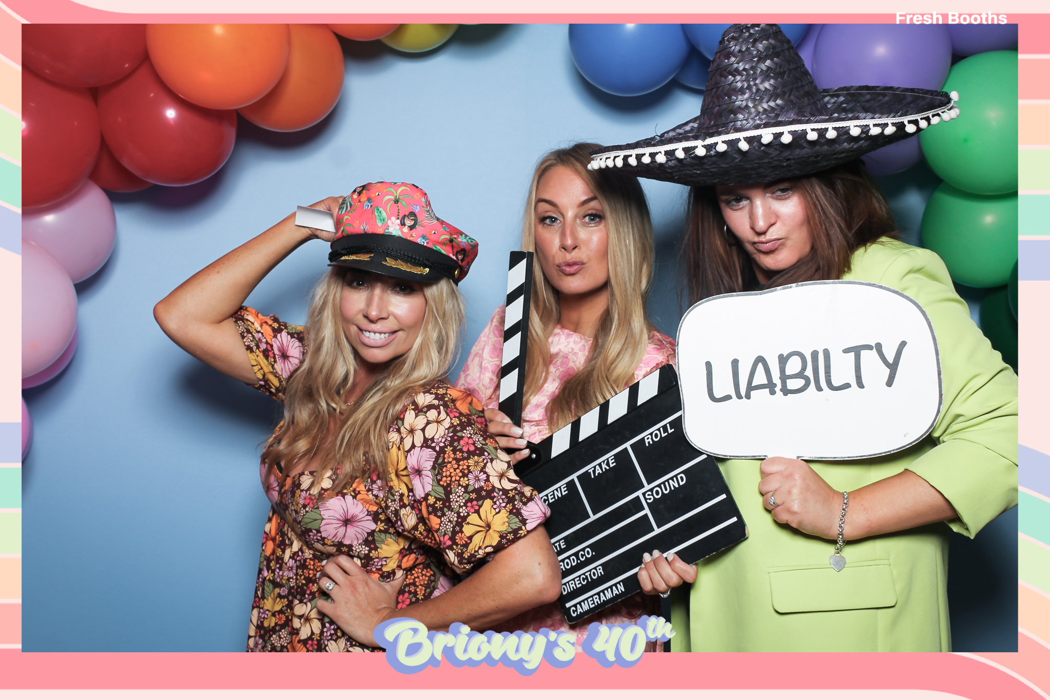 Briony 40th - Classic Open Booth | View more photos from the event at gallery.freshbooths.com/u/FreshBooths/Briony-40th-Classic-Open-Booth