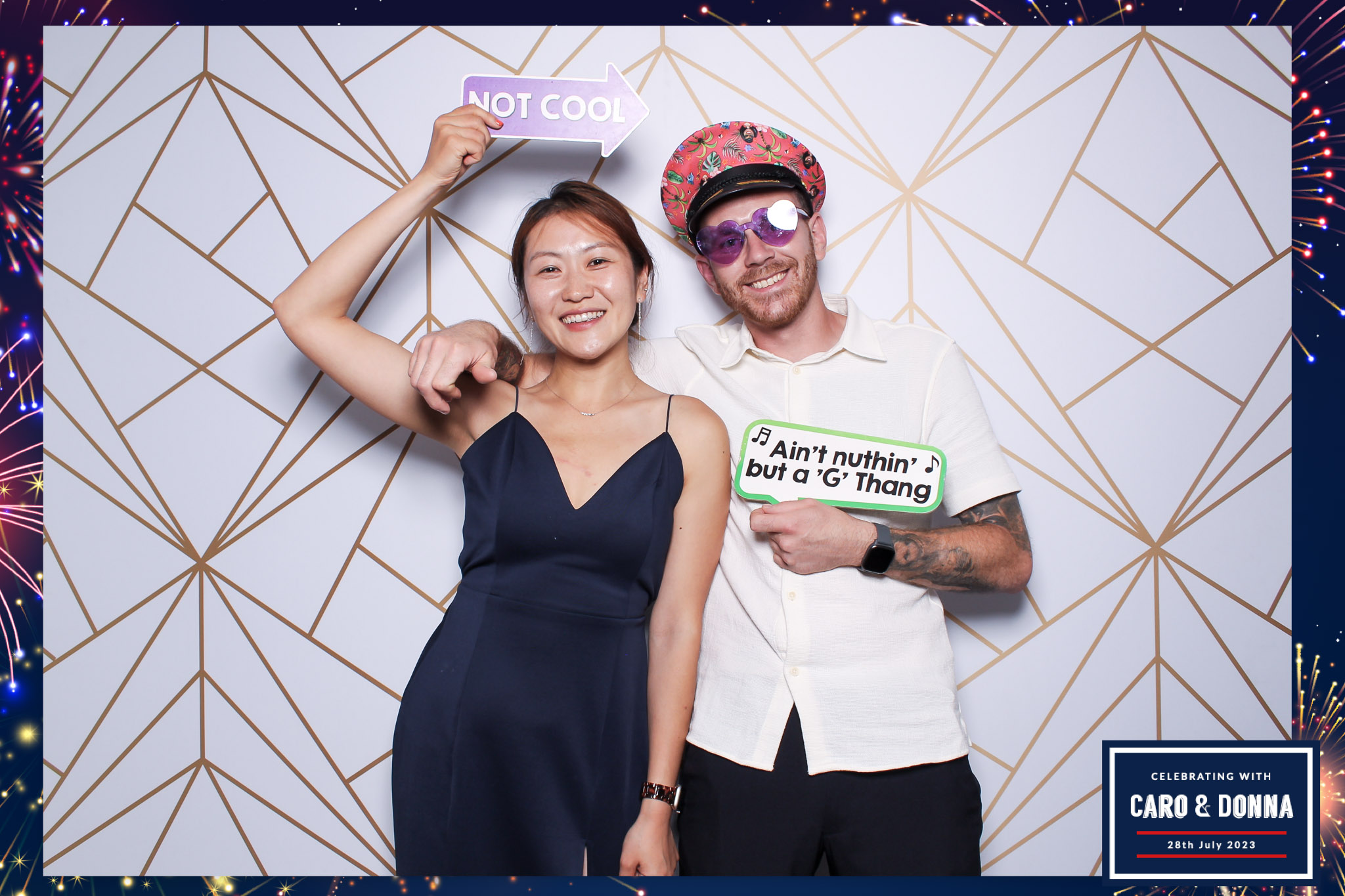 Caro & Donna - Classic Open Booth | View more photos from the event at gallery.freshbooths.com/u/FreshBooths/Caro-Donna-Classic-Open-Booth