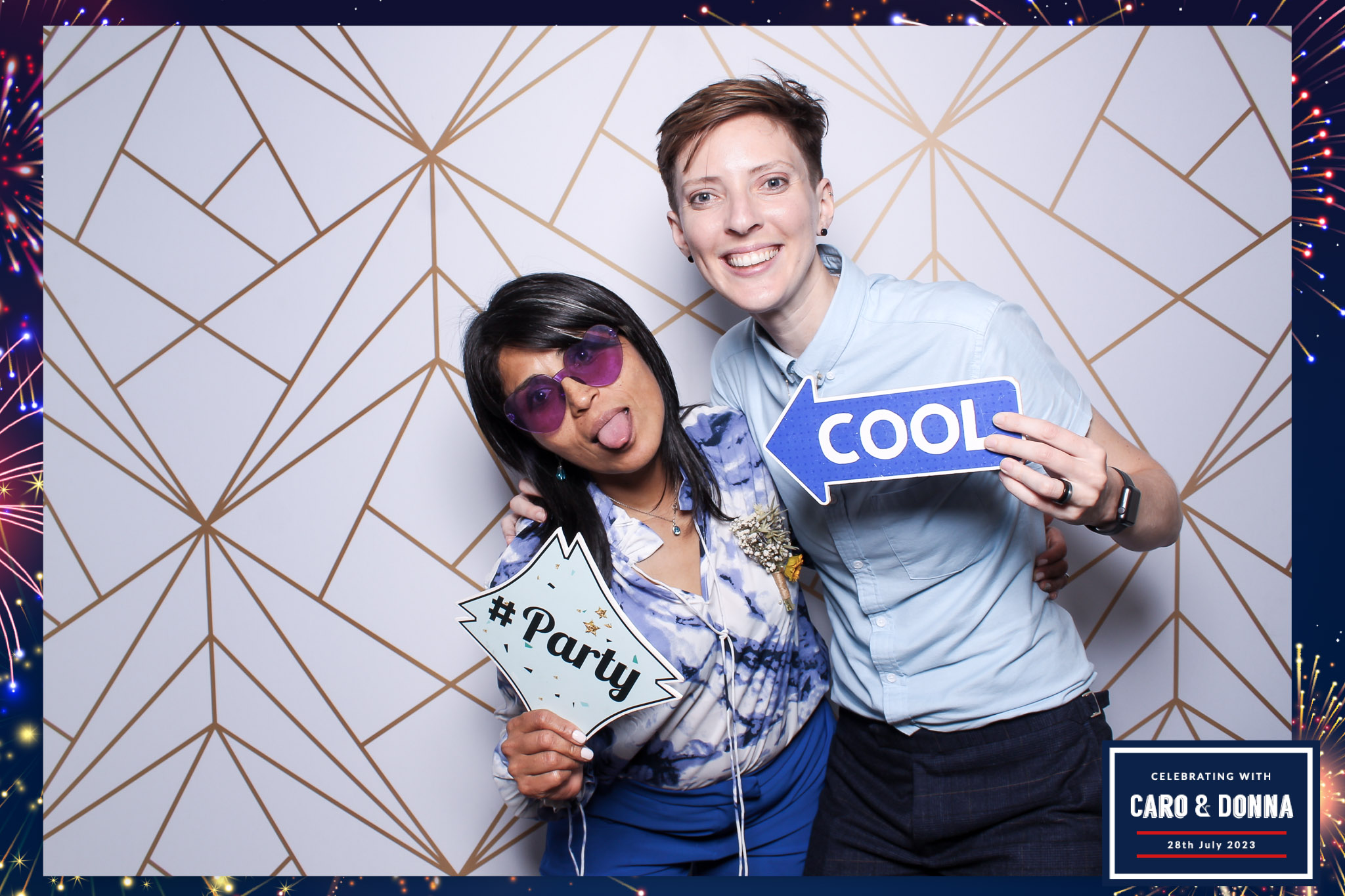 Caro & Donna - Classic Open Booth | View more photos from the event at gallery.freshbooths.com/u/FreshBooths/Caro-Donna-Classic-Open-Booth