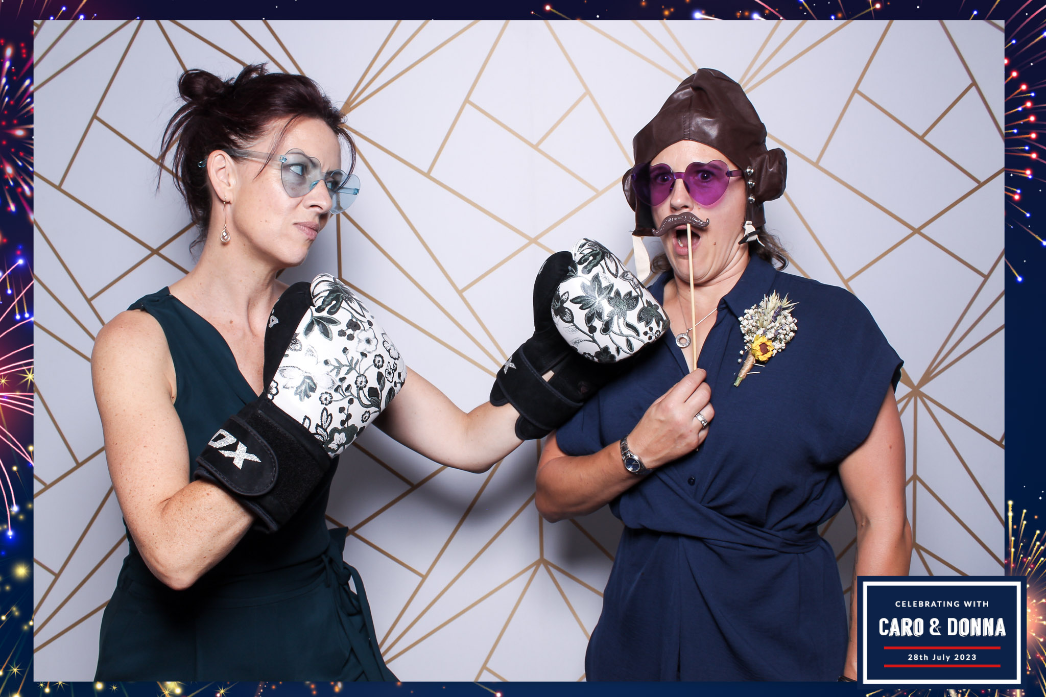 Caro & Donna - Classic Open Booth | View more photos from the event at gallery.freshbooths.com/u/FreshBooths/Caro-Donna-Classic-Open-Booth